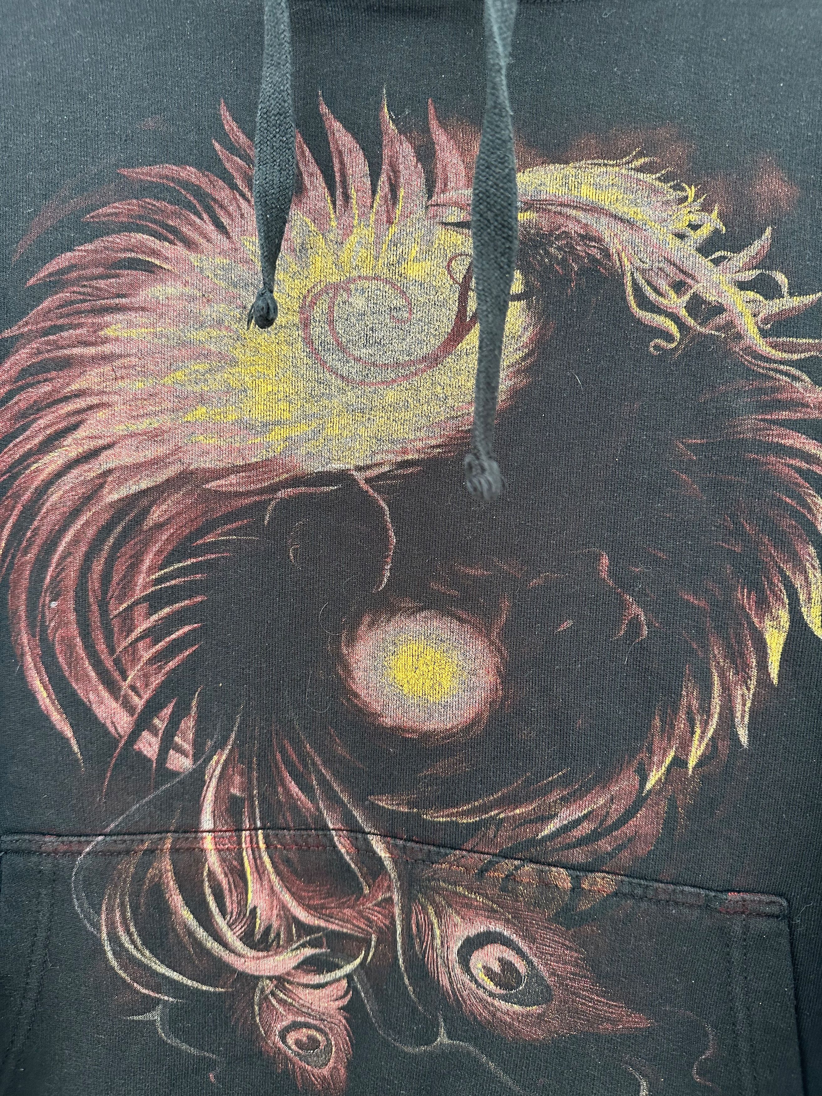 Vintage SPIRIAL the Eagle faded black hoodie streetwear Size US XXL / EU 58 / 5 - 3 Thumbnail