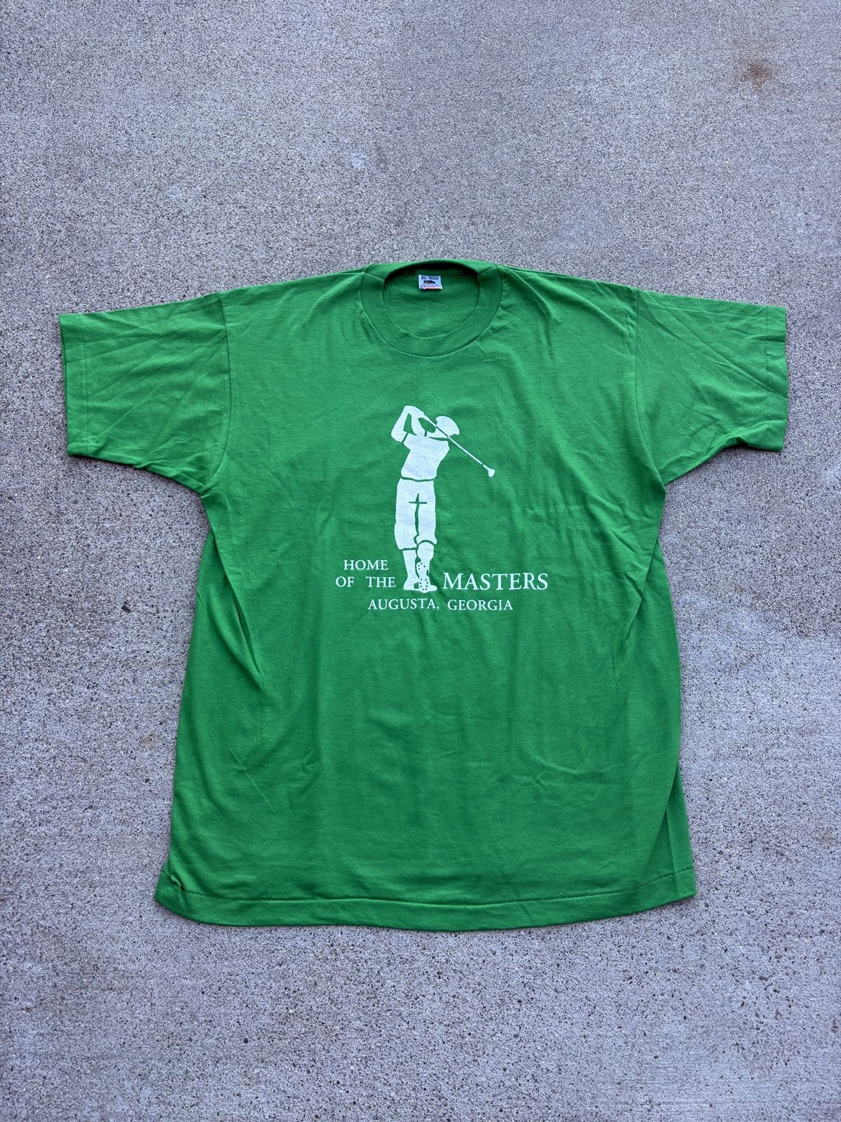 Fruit Of The Loom 1990s FOTL “Home Of The Masters” Augusta, GA Golf Tee Sz. XL Size US XL / EU 56 / 4 - 1 Thumbnail