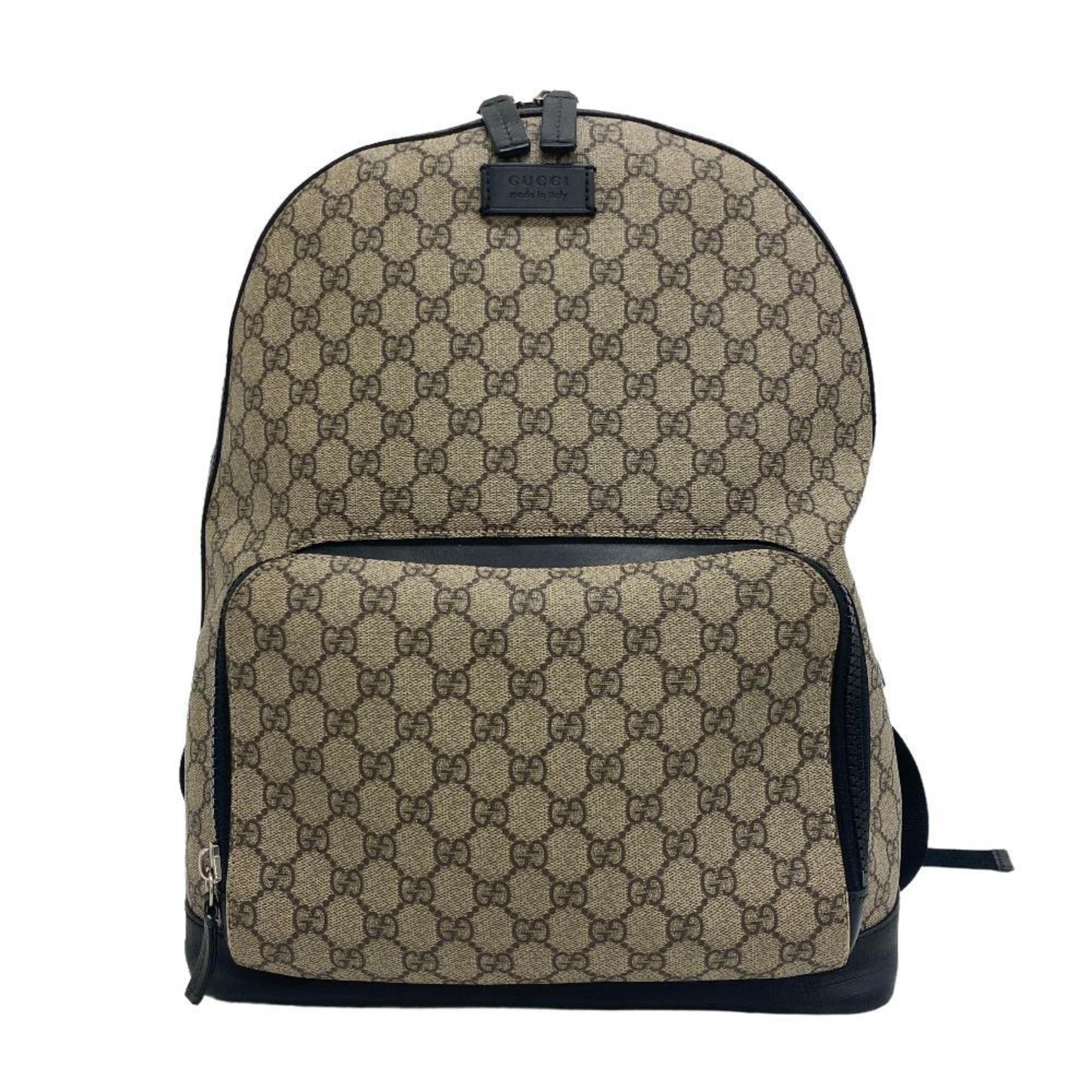 Gucci GUCCI 406370 GG Supreme Backpack/Daypack Brown Unisex 