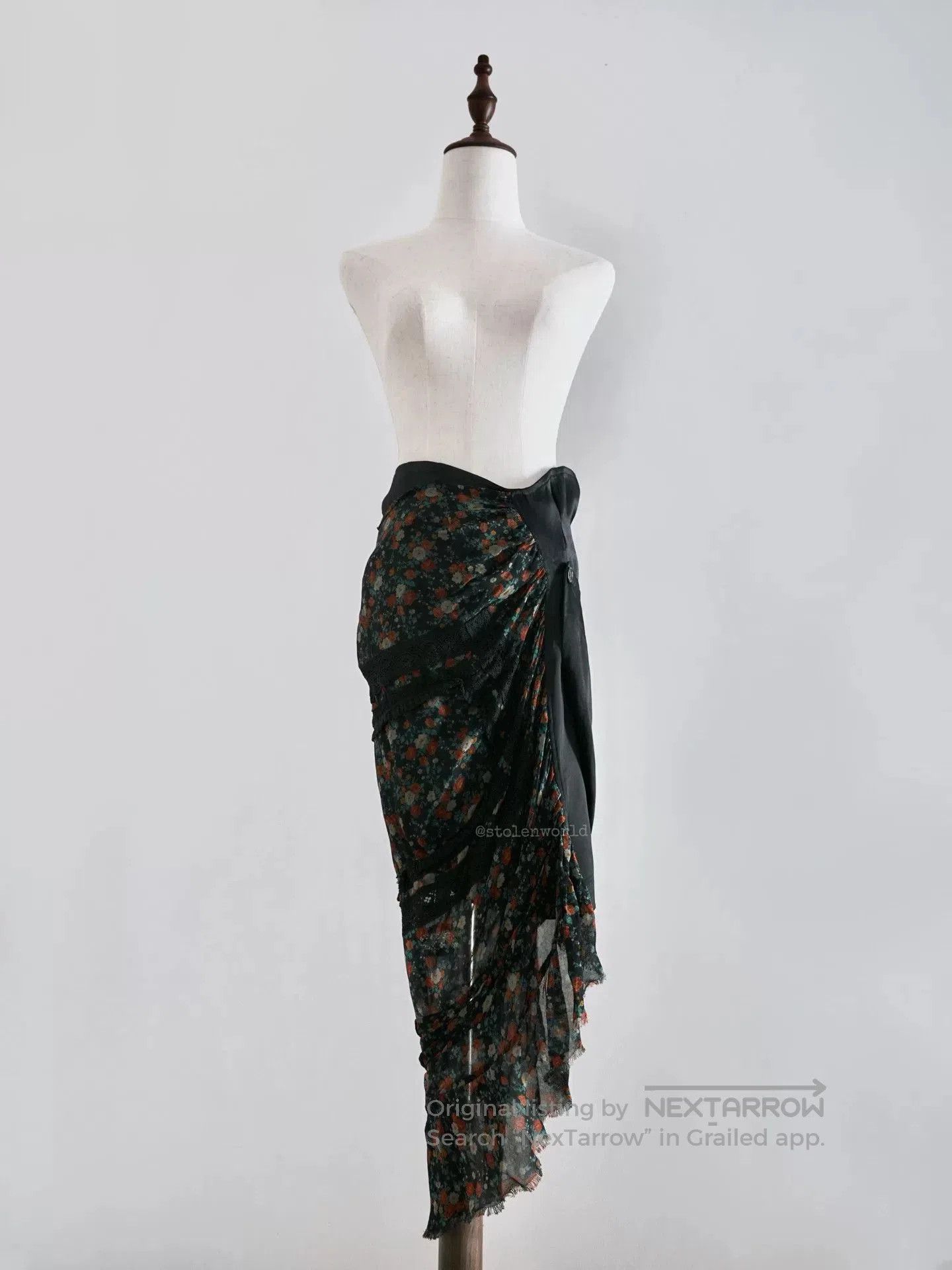 Junya Watanabe Junya Watanabe 07aw Floral Half Skirt. Size US 26 / EU 42 - 7 Thumbnail