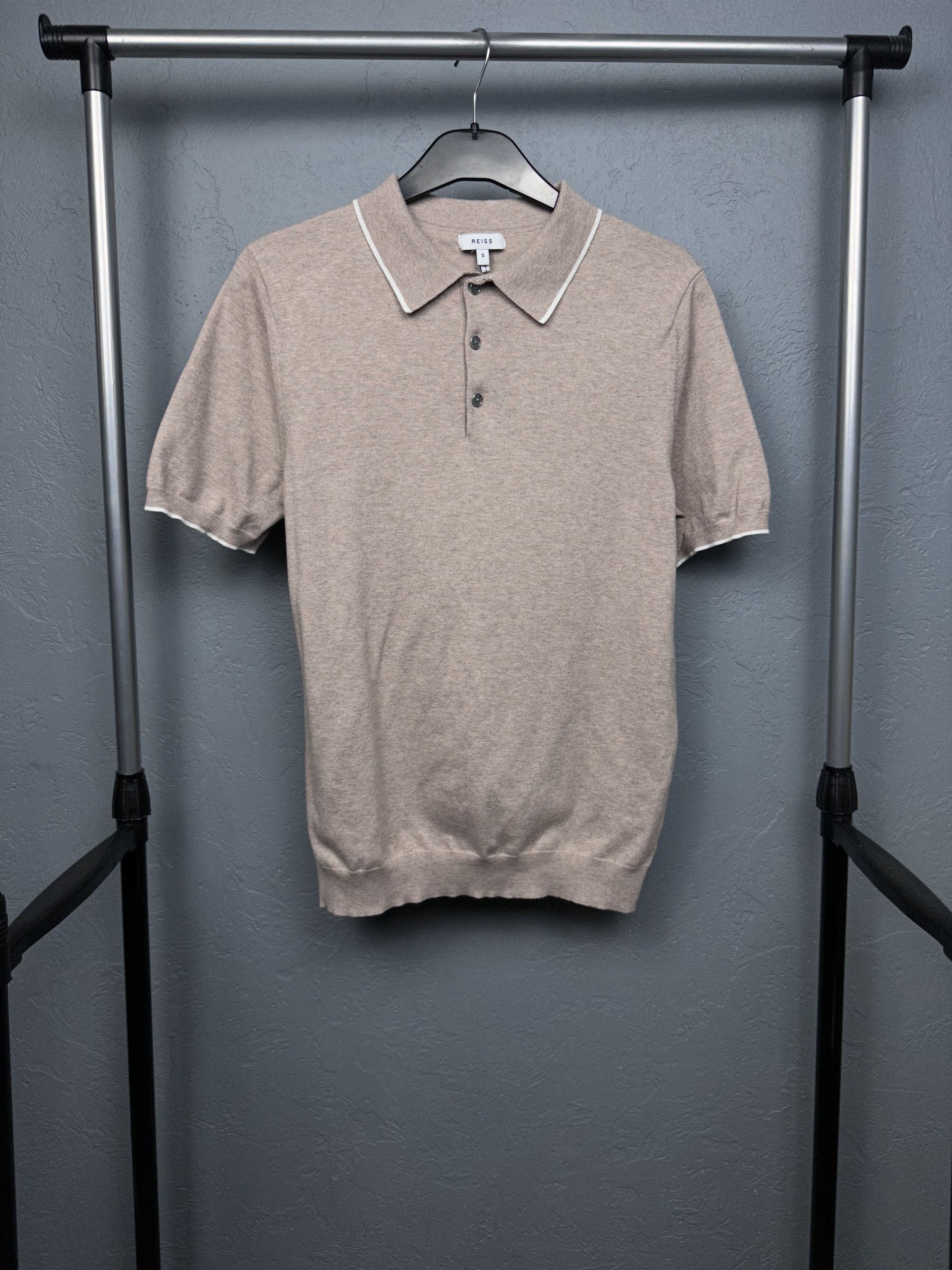 Reiss × Vintage Reiss Mens Polo Shirt Size US S / EU 44-46 / 1 - 1 Thumbnail