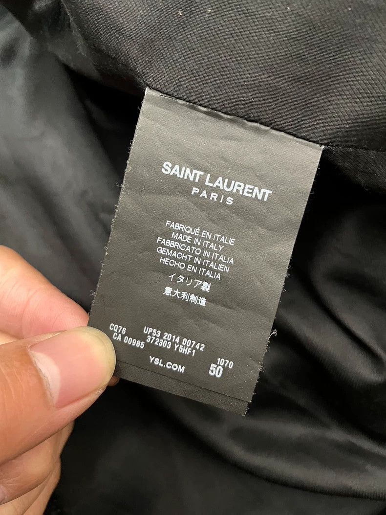 Saint Laurent Paris Saint Laurent Paris Diamond patterned calf leather jacket-2 Size US M / EU 48-50 / 2 - 4 Thumbnail