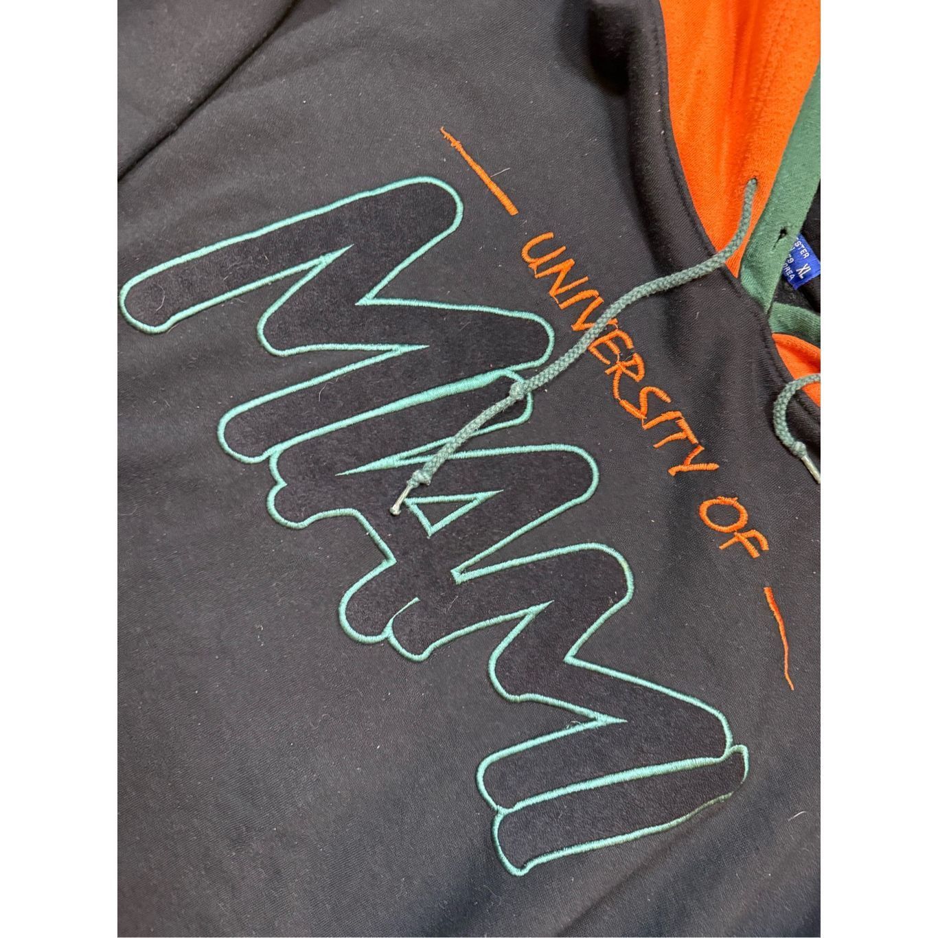 Starter Size XL - 1990s Vintage University Miami Hurricanes Starter Size US XL / EU 56 / 4 - 3 Thumbnail