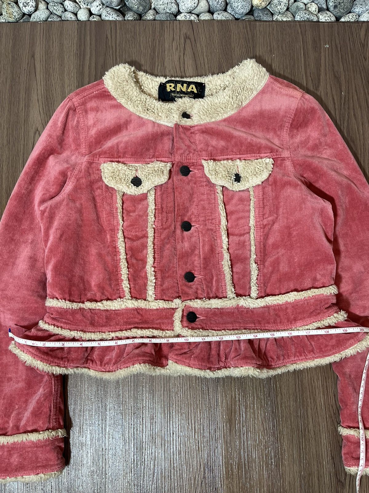 Designer × Japanese Brand RNA inc. Japan Corduroy Crop Jacket Sherpa Collar Size US M / EU 48-50 / 2 - 12 Thumbnail