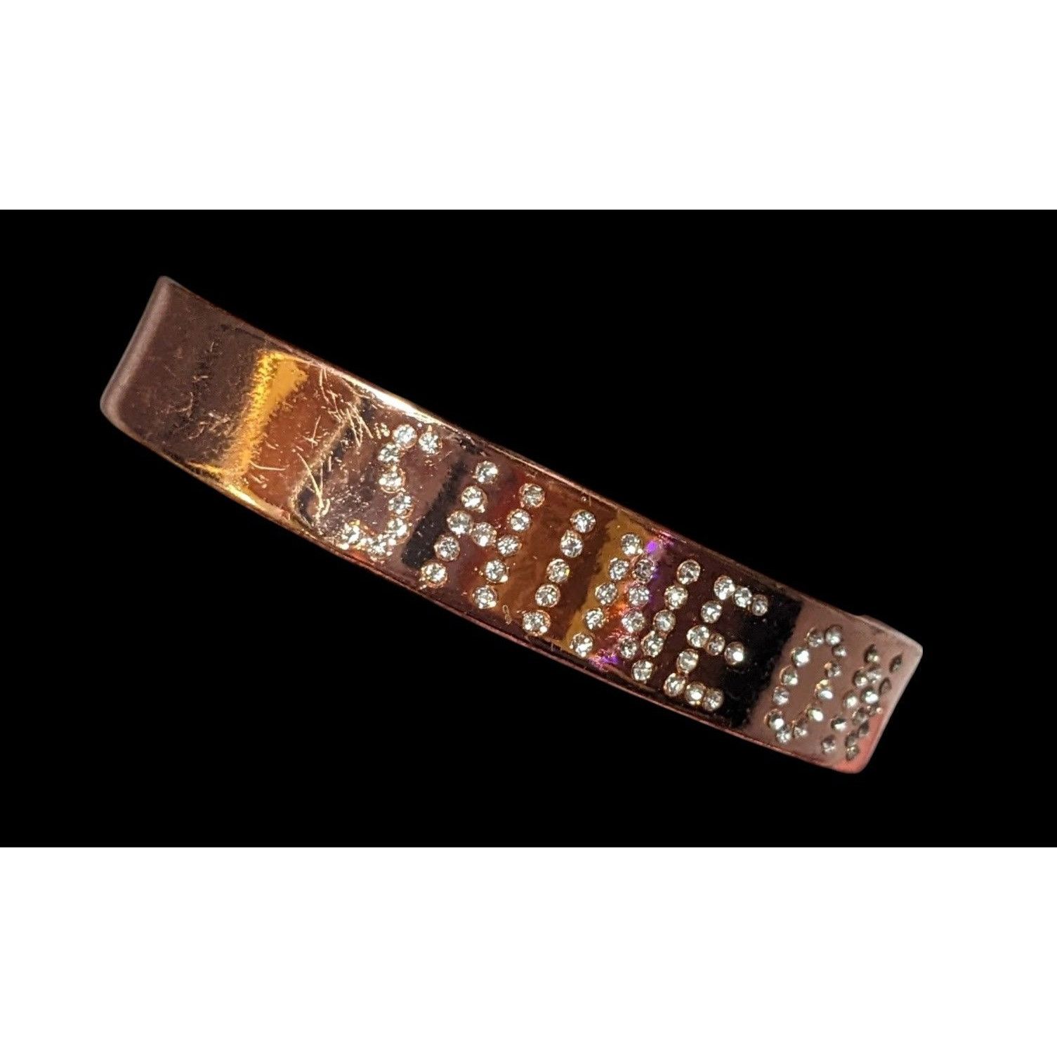 American Eagle Outfitters AEO Copper Tone Shine On Rhinestone Cuff Bracelet Size ONE SIZE - 1 Thumbnail