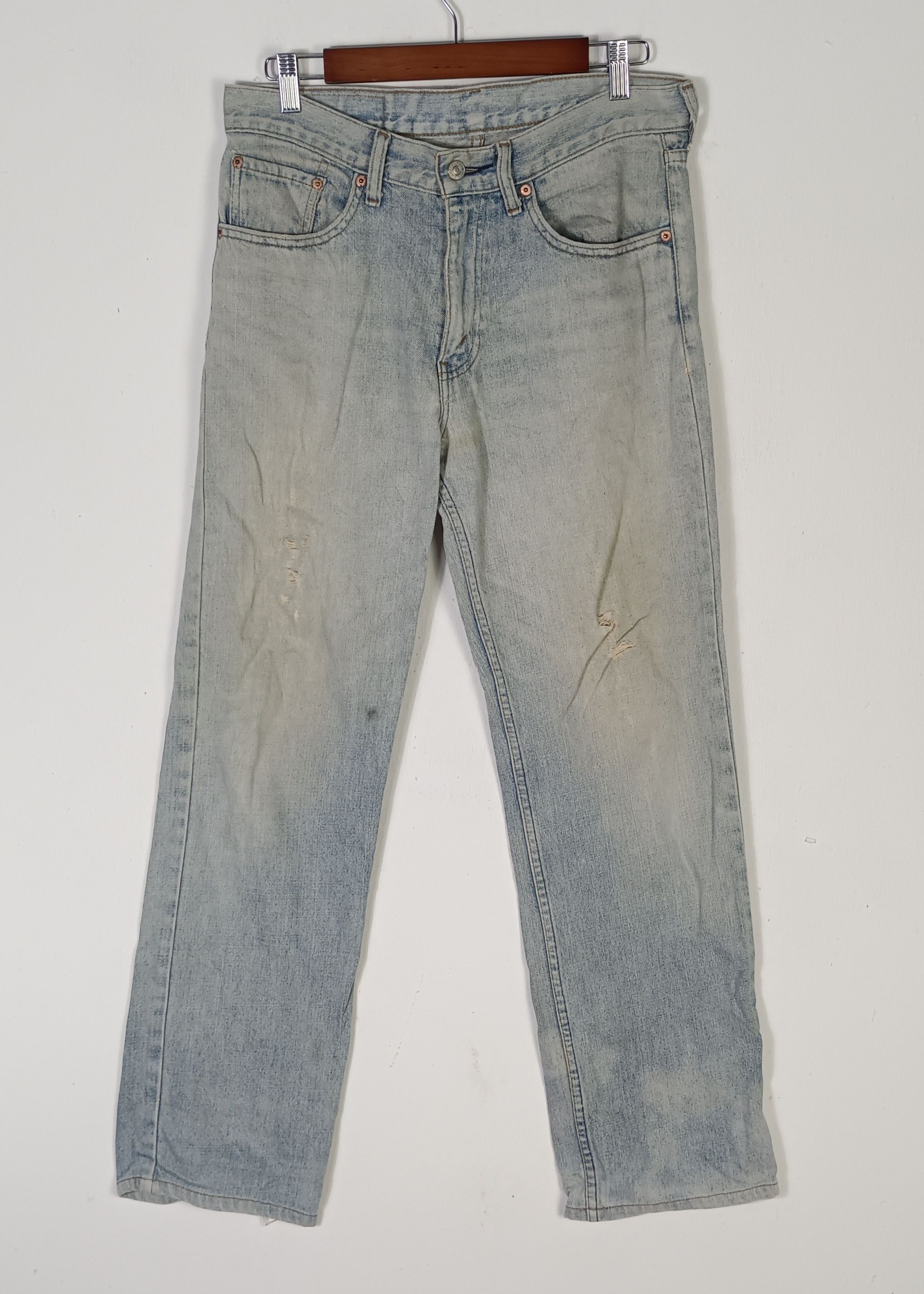 Le Grande Bleu (L.G.B.) × Levi's × Levi's Vintage Clothing Vintage💥 Levi's 533 button C72 single (R) Distressed Size US 32 / EU 48 - 1 Thumbnail