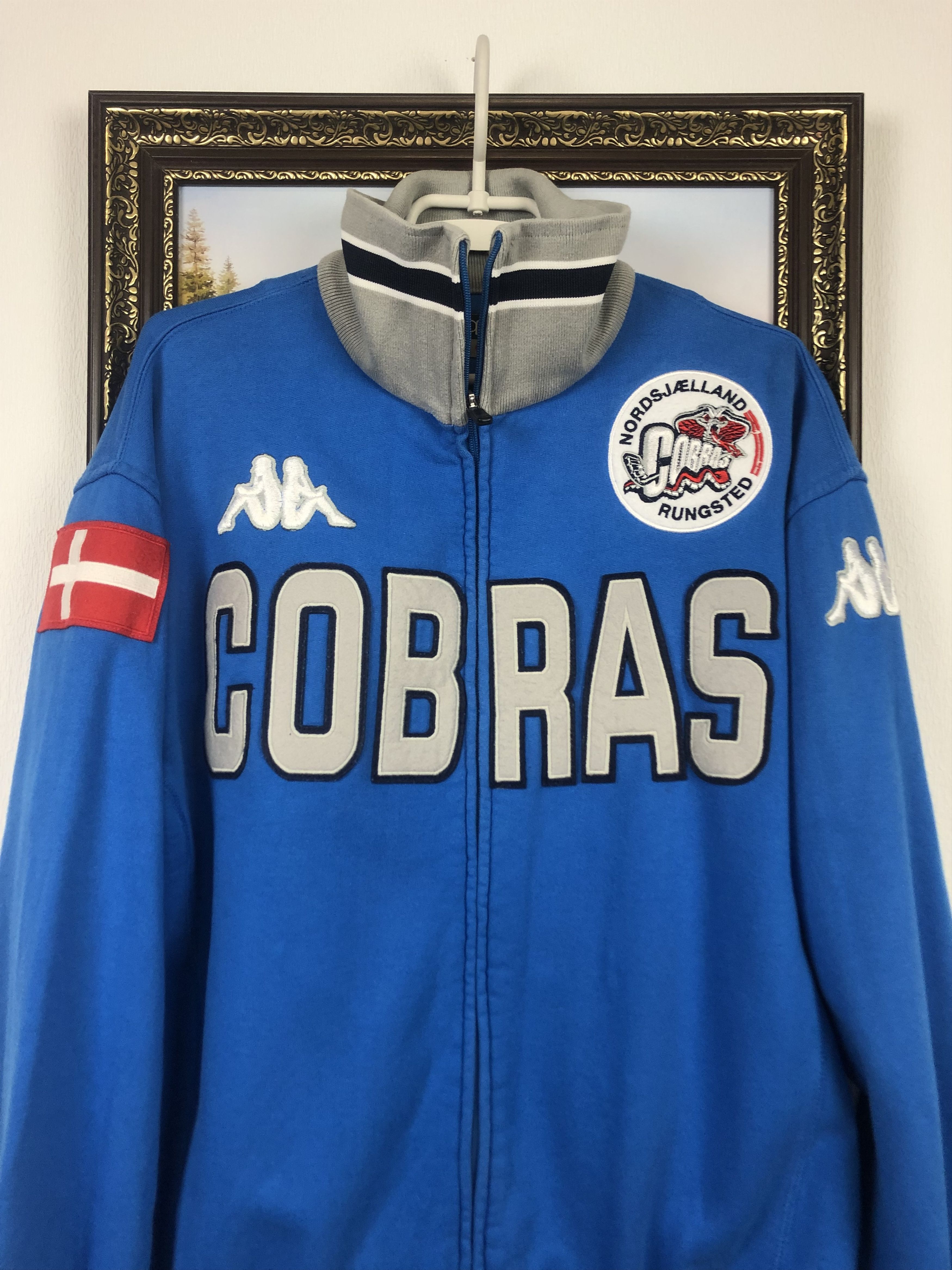 Kappa Vintage Kappa Hockey Rungster Cobras Jacket Zip Size US L / EU 52-54 / 3 - 2 Thumbnail