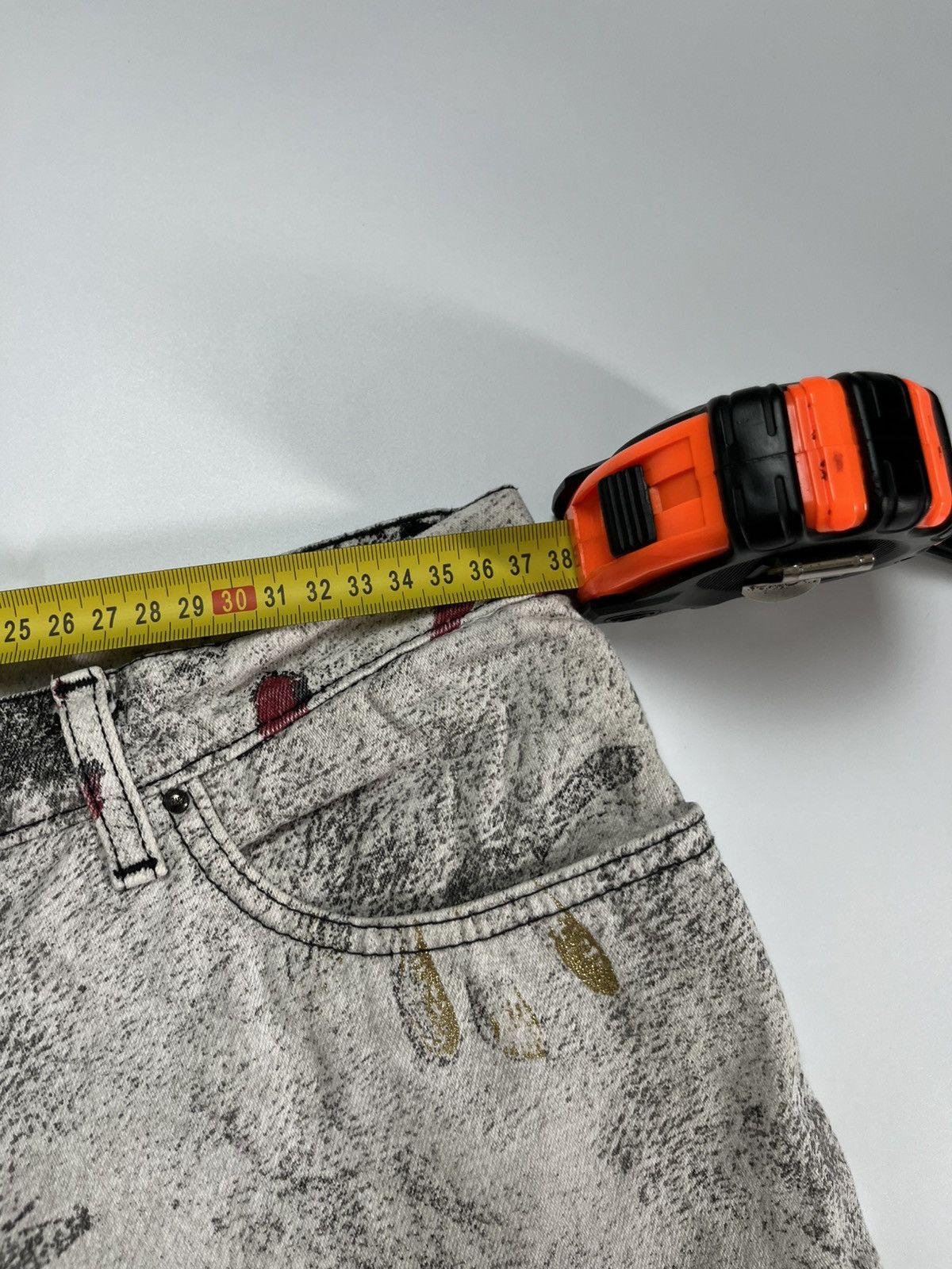 Just Cavalli Just Cavalli × Roberto Cavalli Handprint Trompe L'oeil Jeans Size 29" - 17 Thumbnail