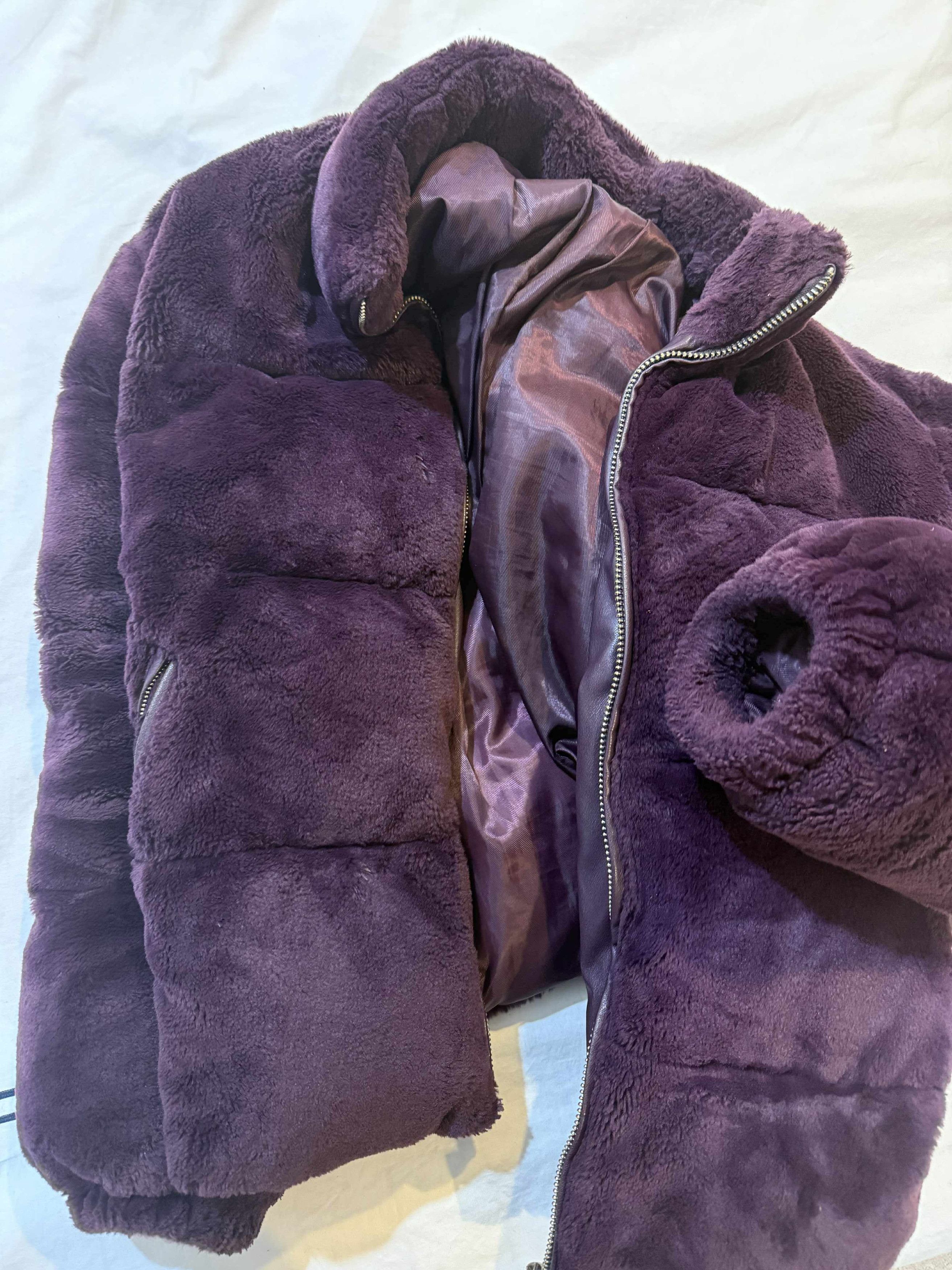 Topman Topman Purple Puffer Jacket Size US S / EU 44-46 / 1 - 13 Thumbnail