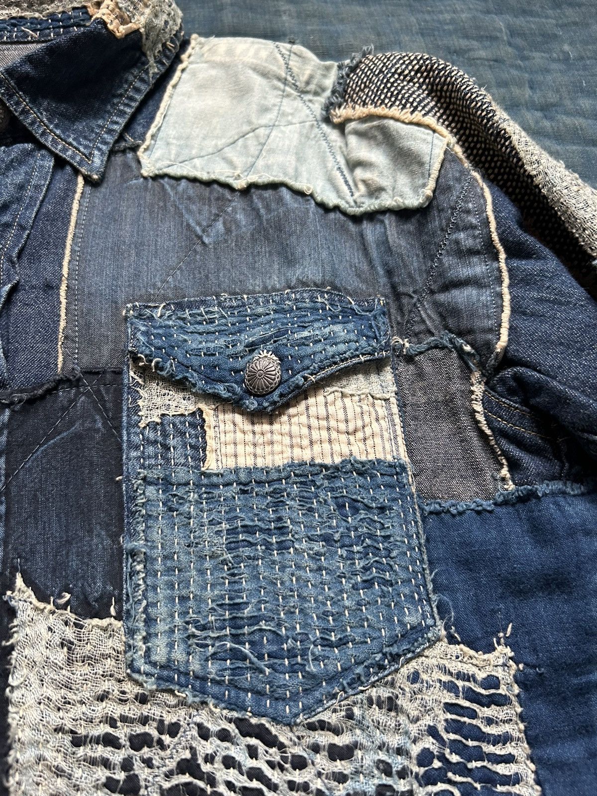 Kapital × Kapital Kountry Kapital boro patchwork western shirt kountry Size US M / EU 48-50 / 2 - 8 Thumbnail