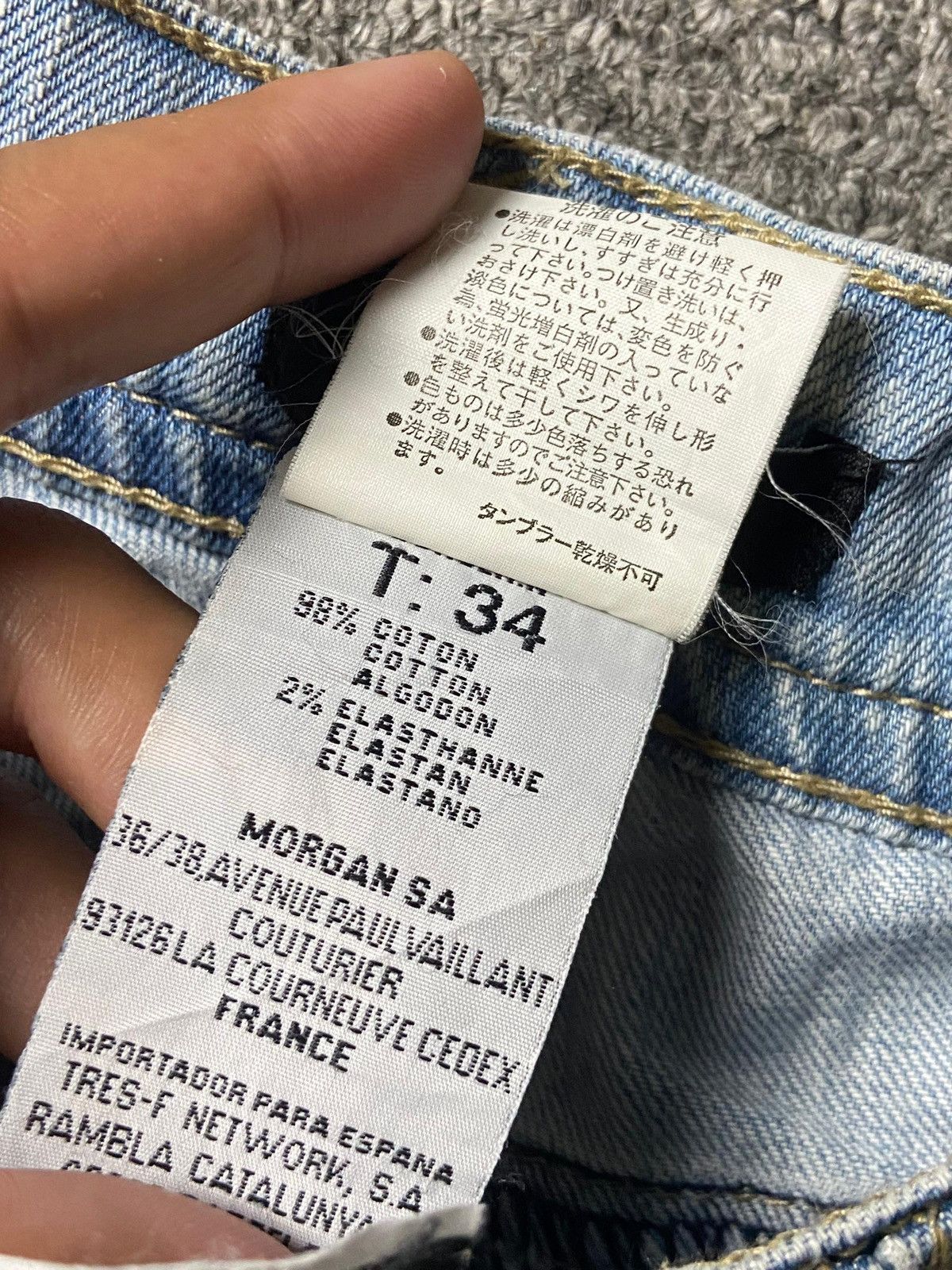 Morgan De Toi Vintage Morgan de Toi Denim Jeans with Cuffs (153) Size US 28 / EU 44 - 7 Thumbnail