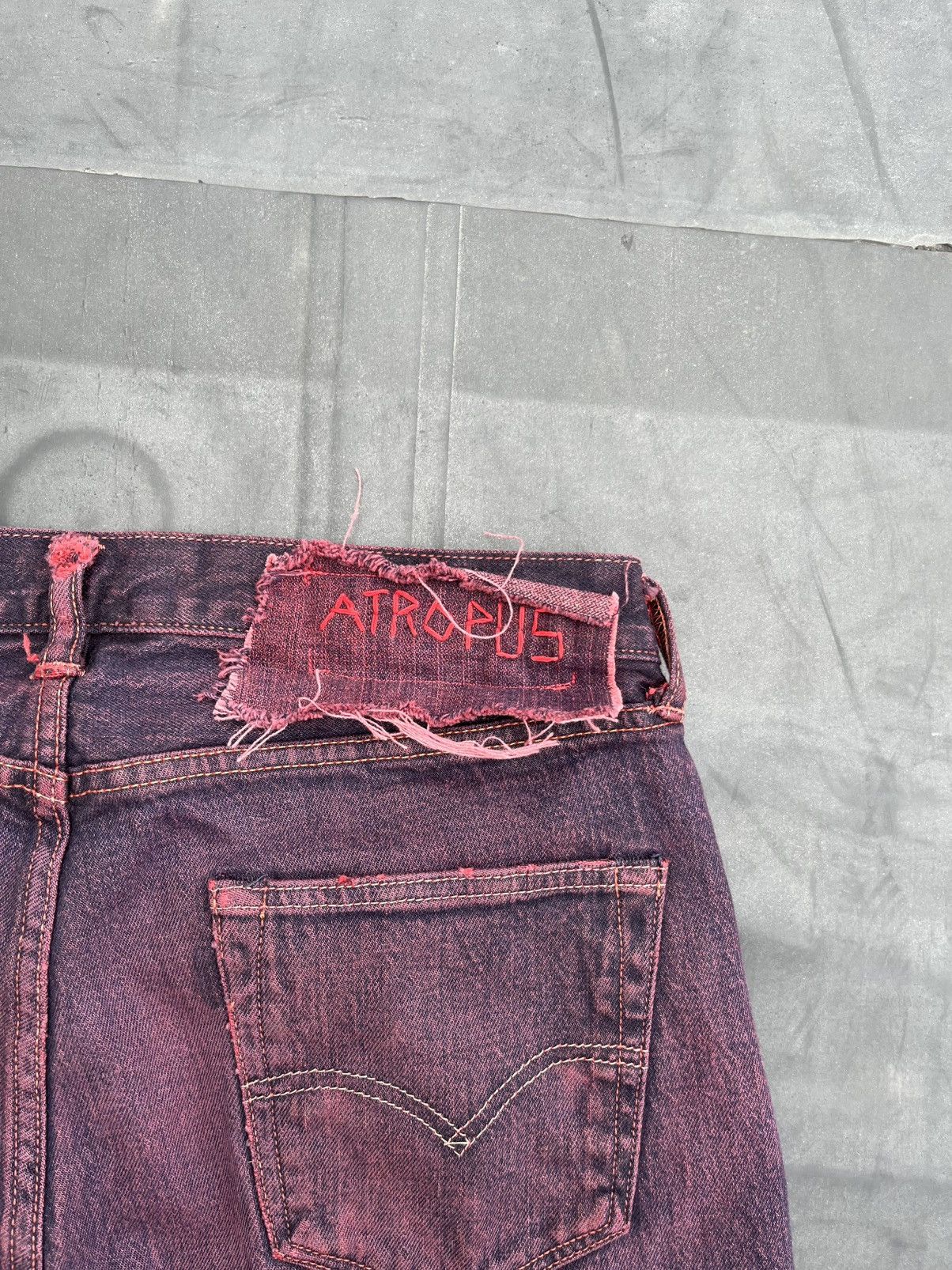 Levi's Red Reptilian denim Size US 34 / EU 50 - 6 Thumbnail