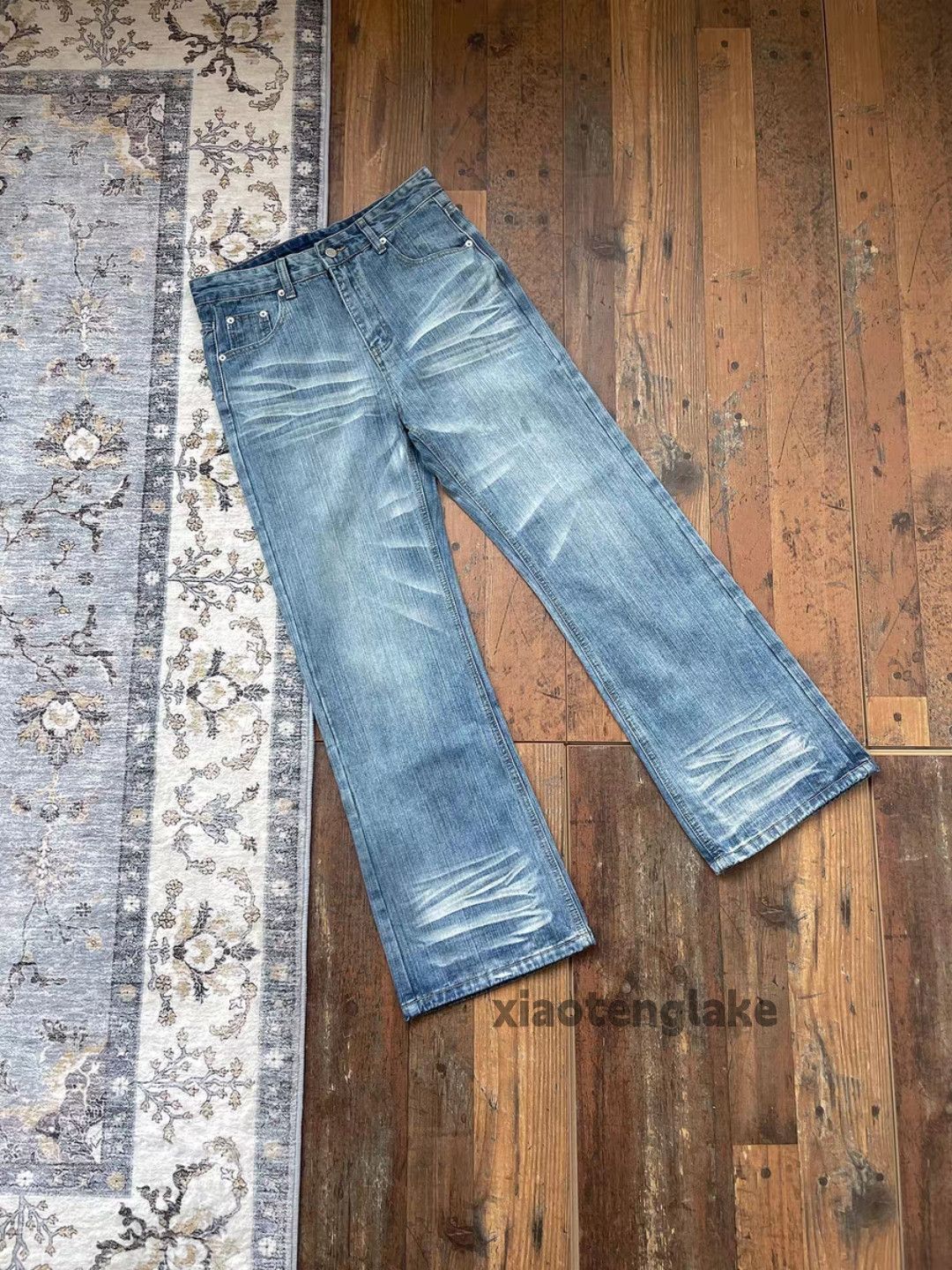 Jean xtl washed faded cleanfit yuppie y2k hiphop jeans Size 28" / US 6 / IT 42 - 7 Thumbnail