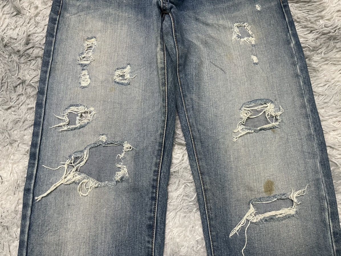 Japanese Brand 2000s HYSTERIC GLAMOUR INSPIRED BRAND SOY DISTRESSED DESIGN Size US 29 - 6 Thumbnail