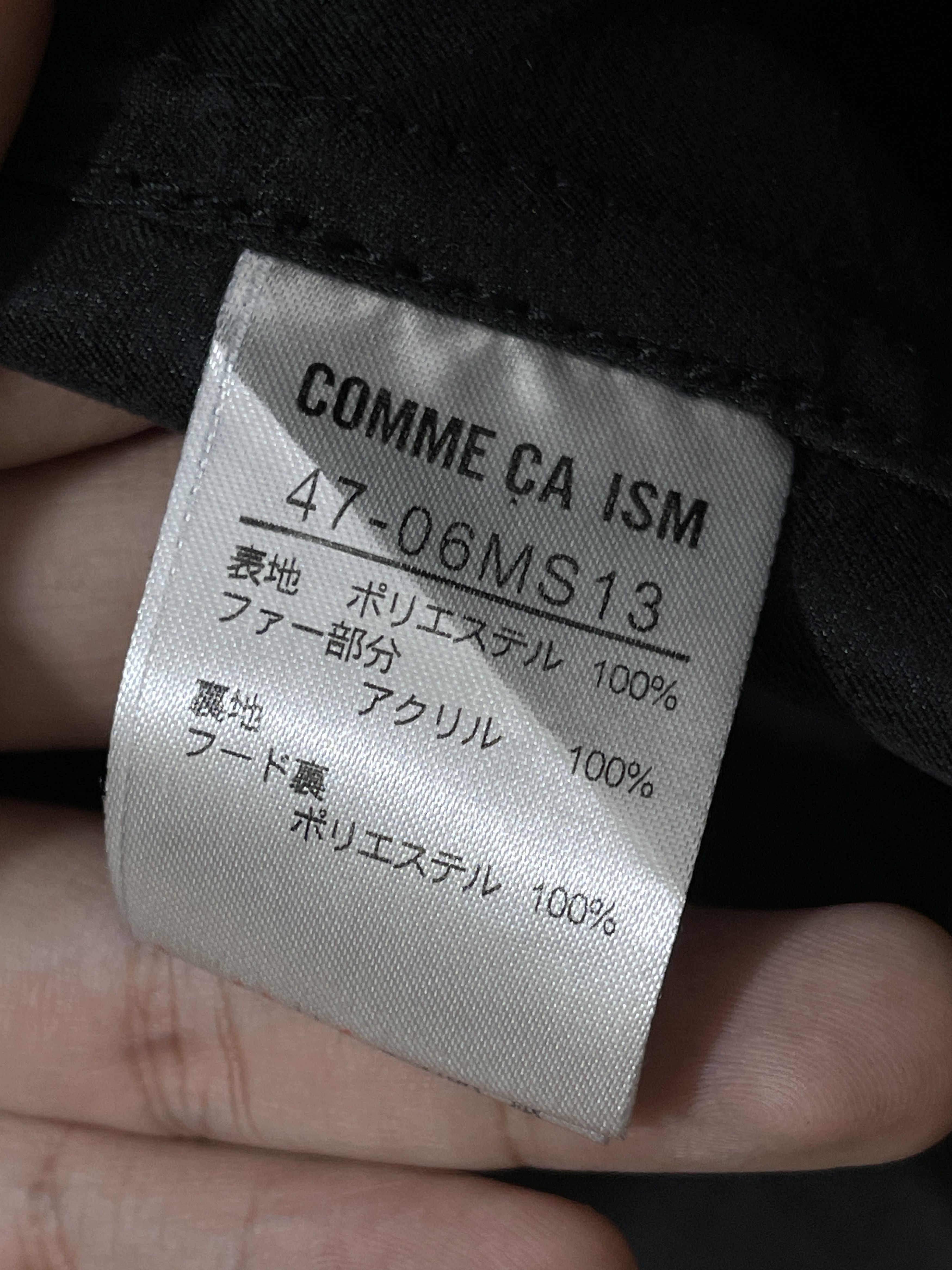 Japanese Brand COMME CA ISM Japan Archive Fur Vkei Style Jacket Size US XL / EU 56 / 4 - 5 Thumbnail