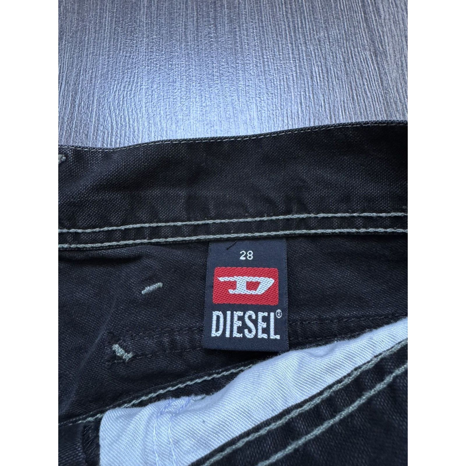 Diesel Y2K Vintage Diesel Baggy Black Work Denim Pants Size US 28 / EU 44 - 5 Thumbnail