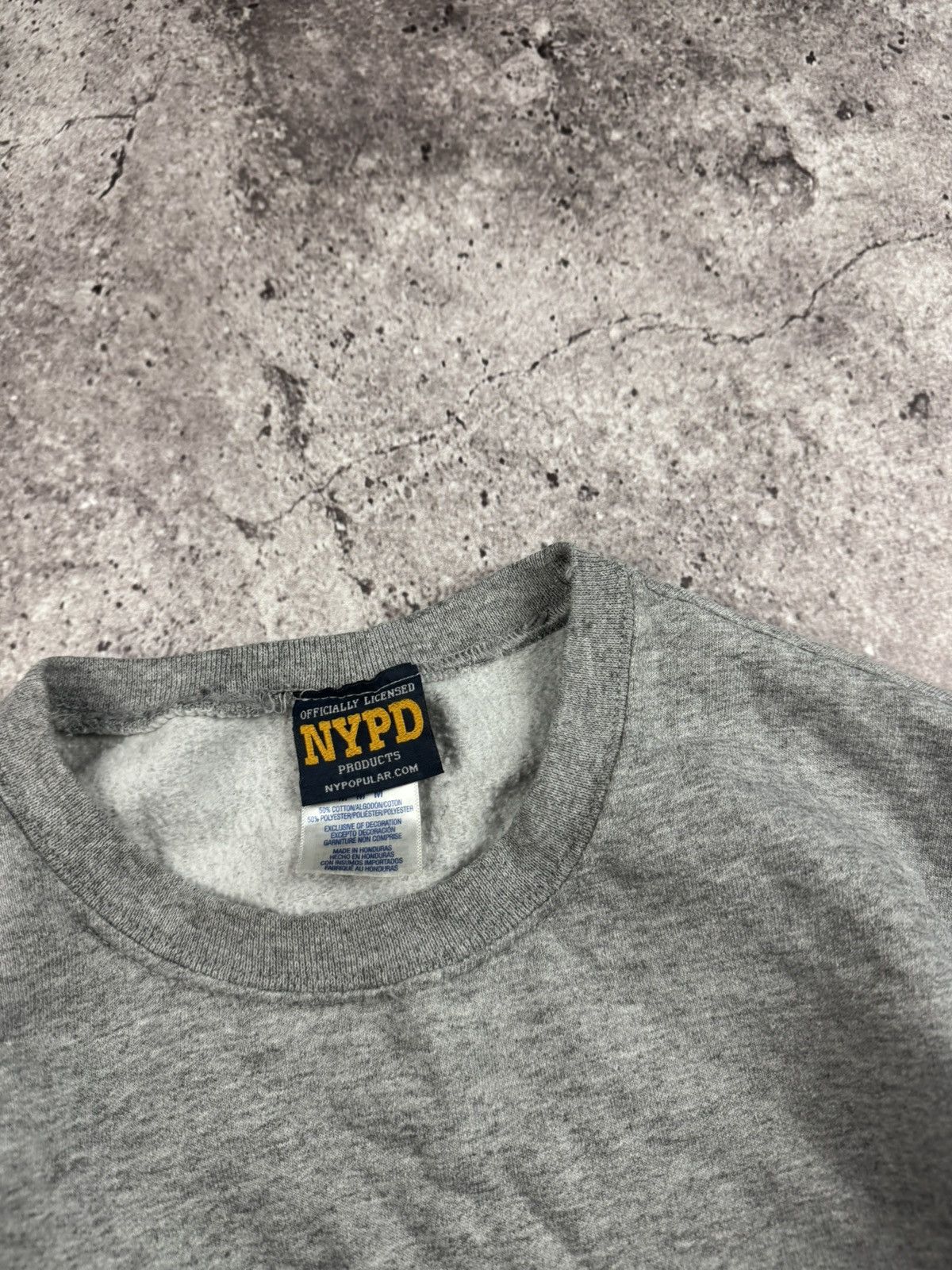 Jerzees Vintage Jerzees Drop Shoulder Fit NYPD Sweatshirt 90’s rare Size US M / EU 48-50 / 2 - 5 Thumbnail