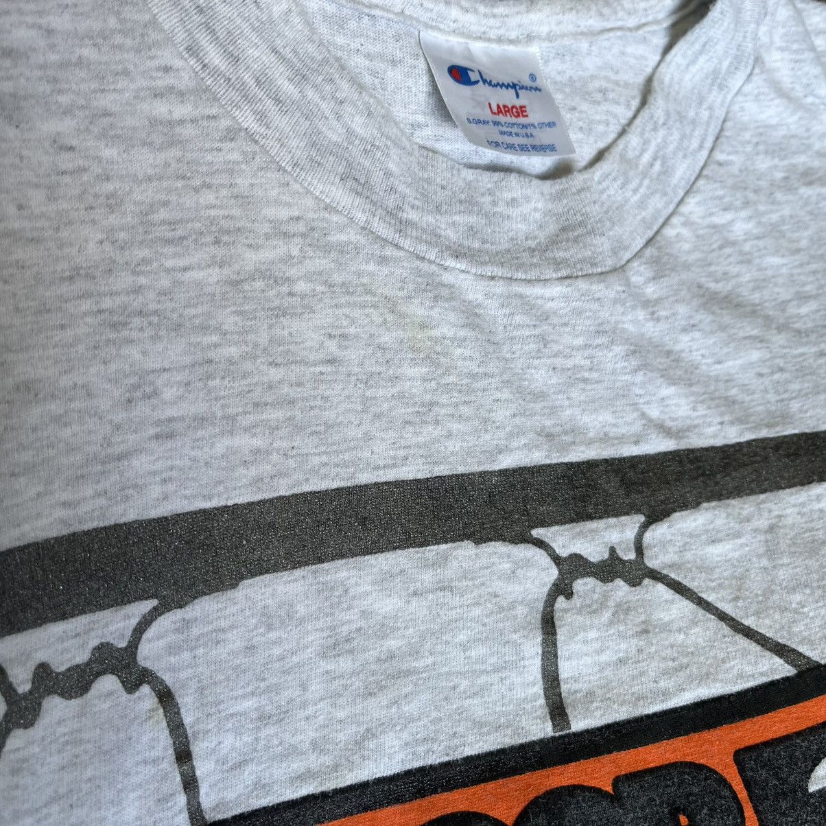 Champion Vintage 1990s Champion Hoop it up 3 on 3 Basketball Logo Tee Size US L / EU 52-54 / 3 - 9 Thumbnail