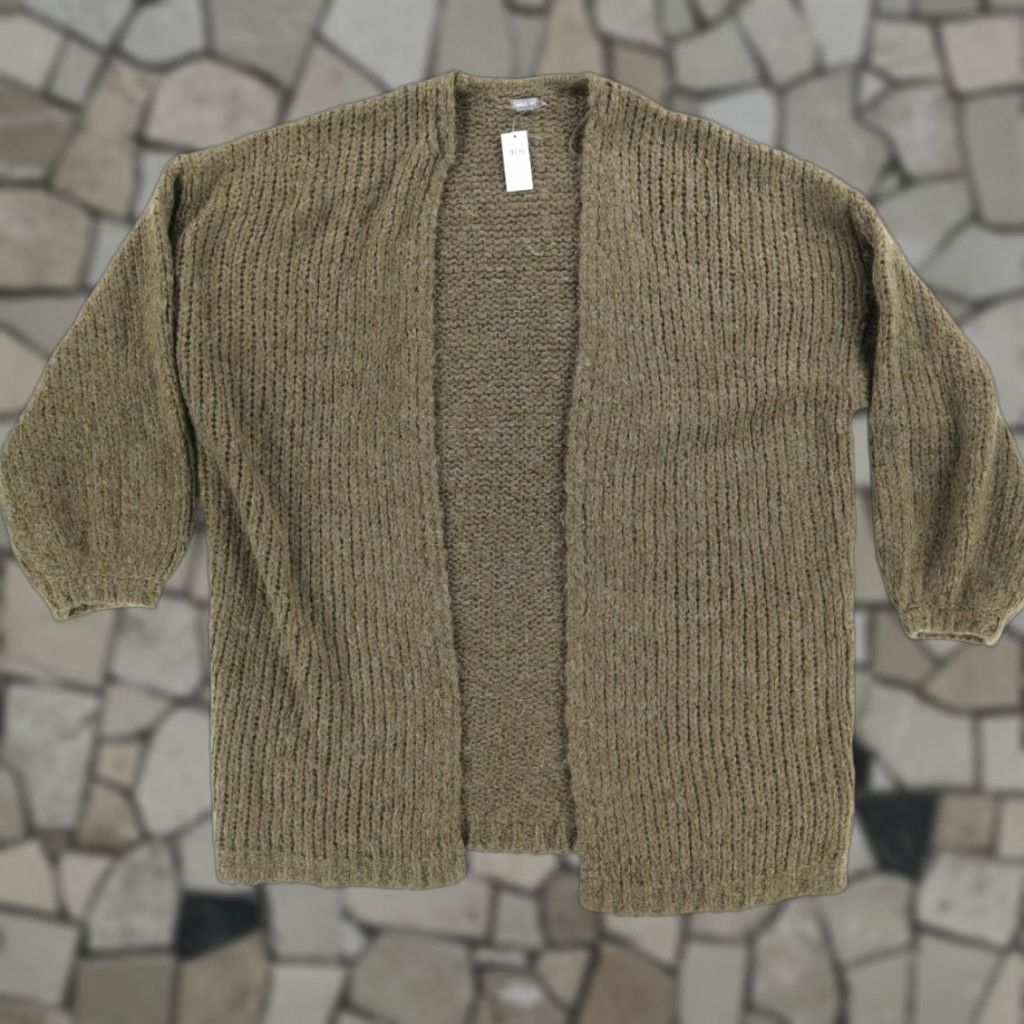 Vintage Aerie Droop Cardigan Wool Mohair Blend Green Women's M Cardigan Shirt Women M Green Size M / US 6-8 / IT 42-44 - 1 Thumbnail