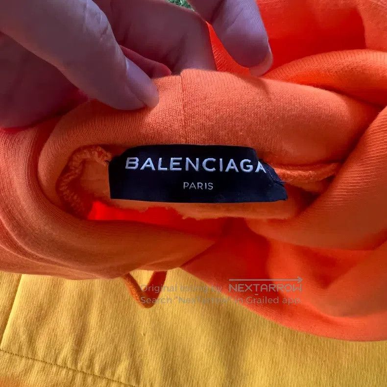Balenciaga Balenciaga Hooded Sweatshirt Size US M / EU 48-50 / 2 - 2 Thumbnail