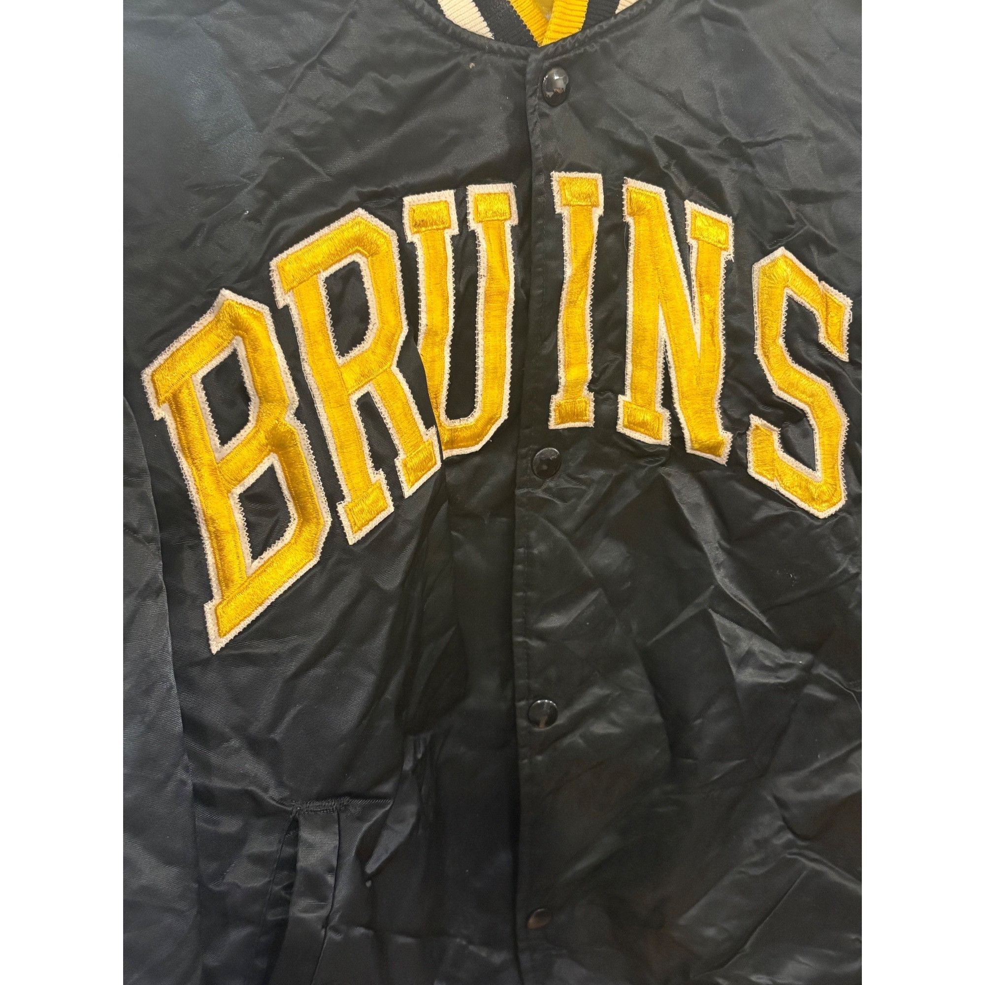 Starter Rare Vintage 80s Starter Boston Bruins NHL Bear Back Hit Sat Size US XL / EU 56 / 4 - 5 Thumbnail