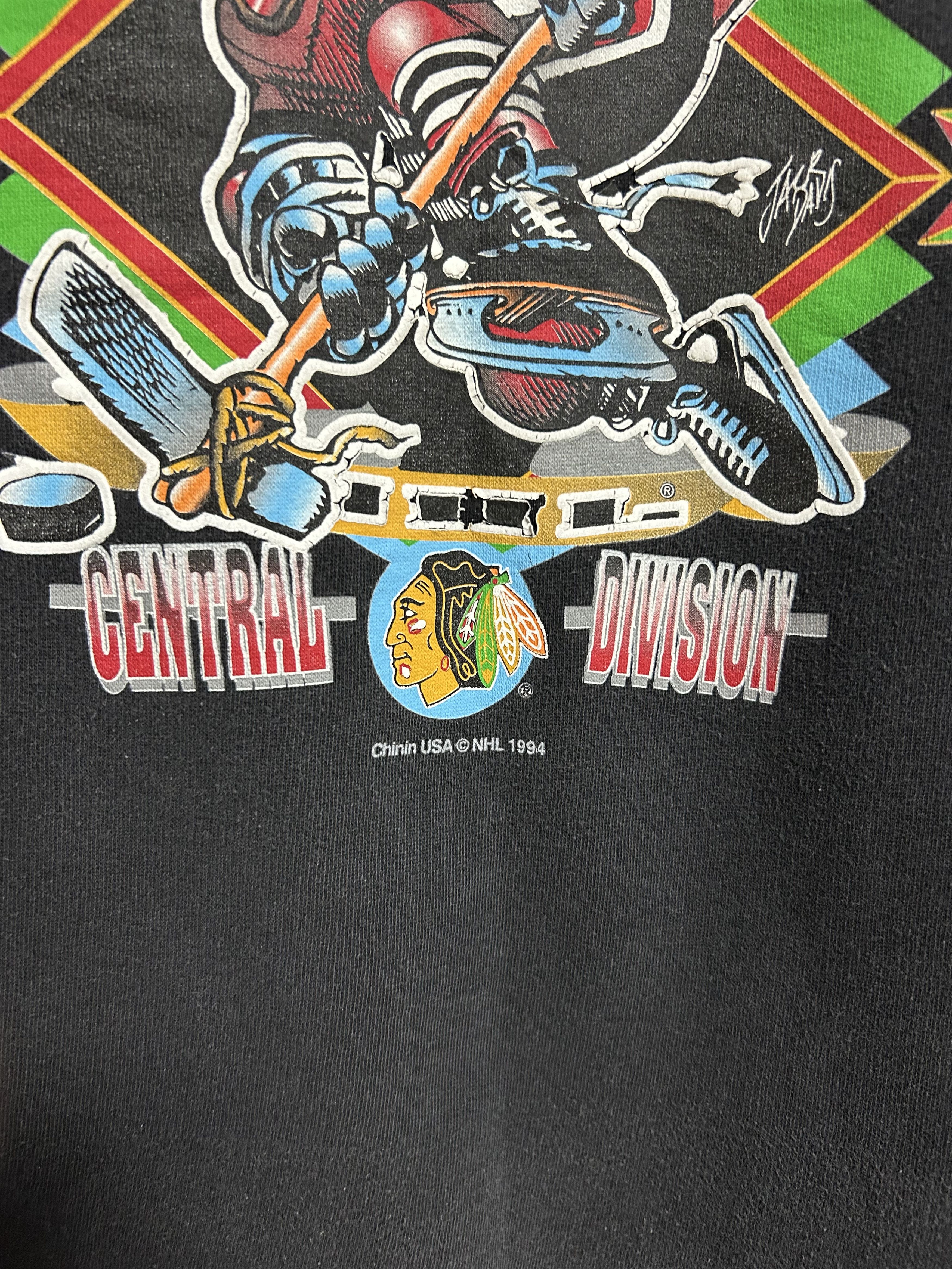 NHL Vintage 1994 Chicago Blackhawks NHL Hockey Sweatshirt Size US M / EU 48-50 / 2 - 9 Thumbnail