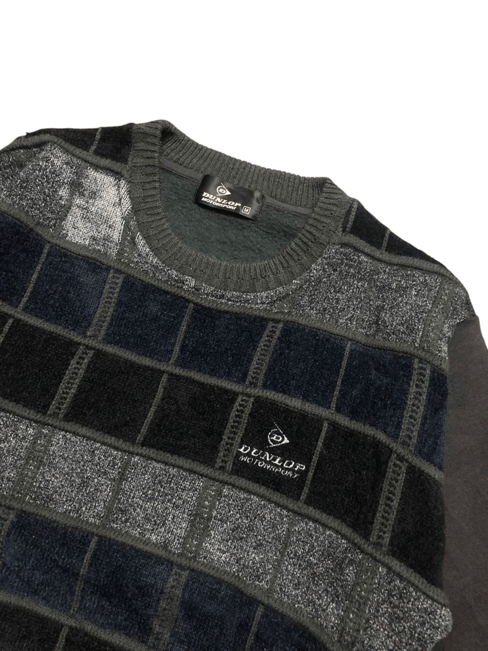 Dunlop Vintage Dunlop Motorsports Sweatshirt Knit Nice Design Size US M / EU 48-50 / 2 - 3 Thumbnail