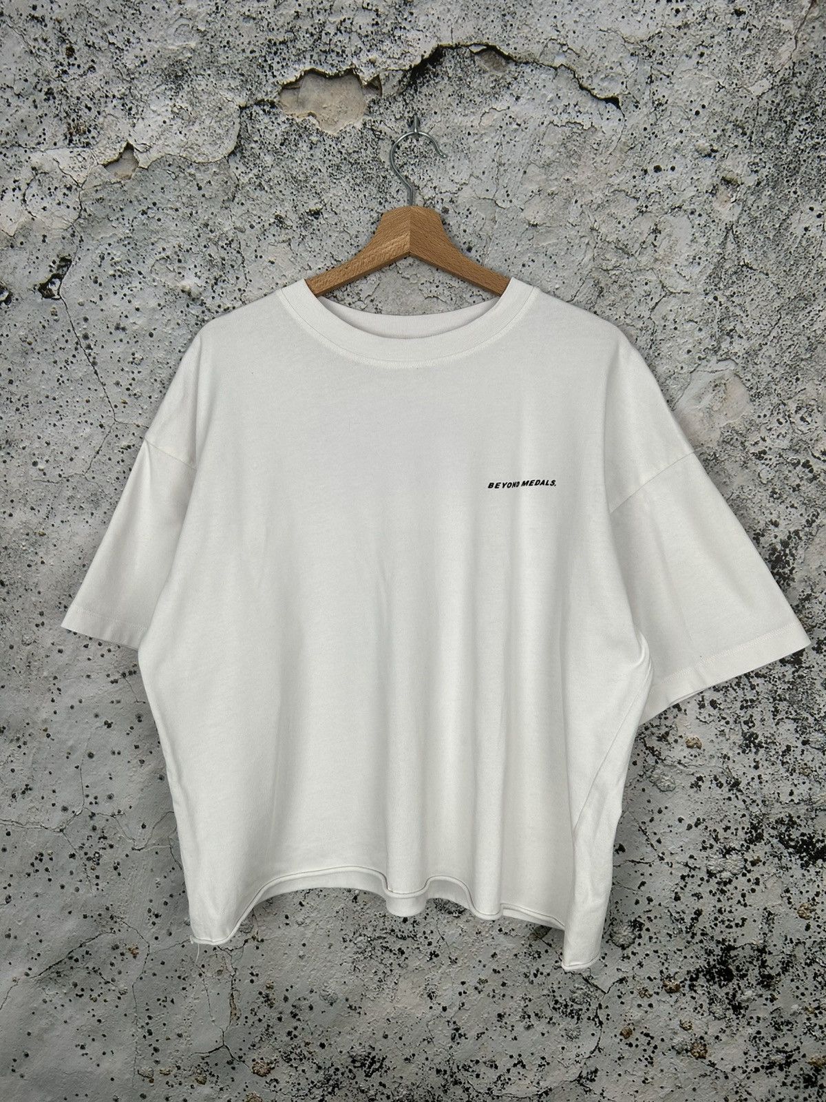 Vintage Baggy Boxy Cropped White Tee Rap Skate Baggy Size US M / EU 48-50 / 2 - 1 Thumbnail