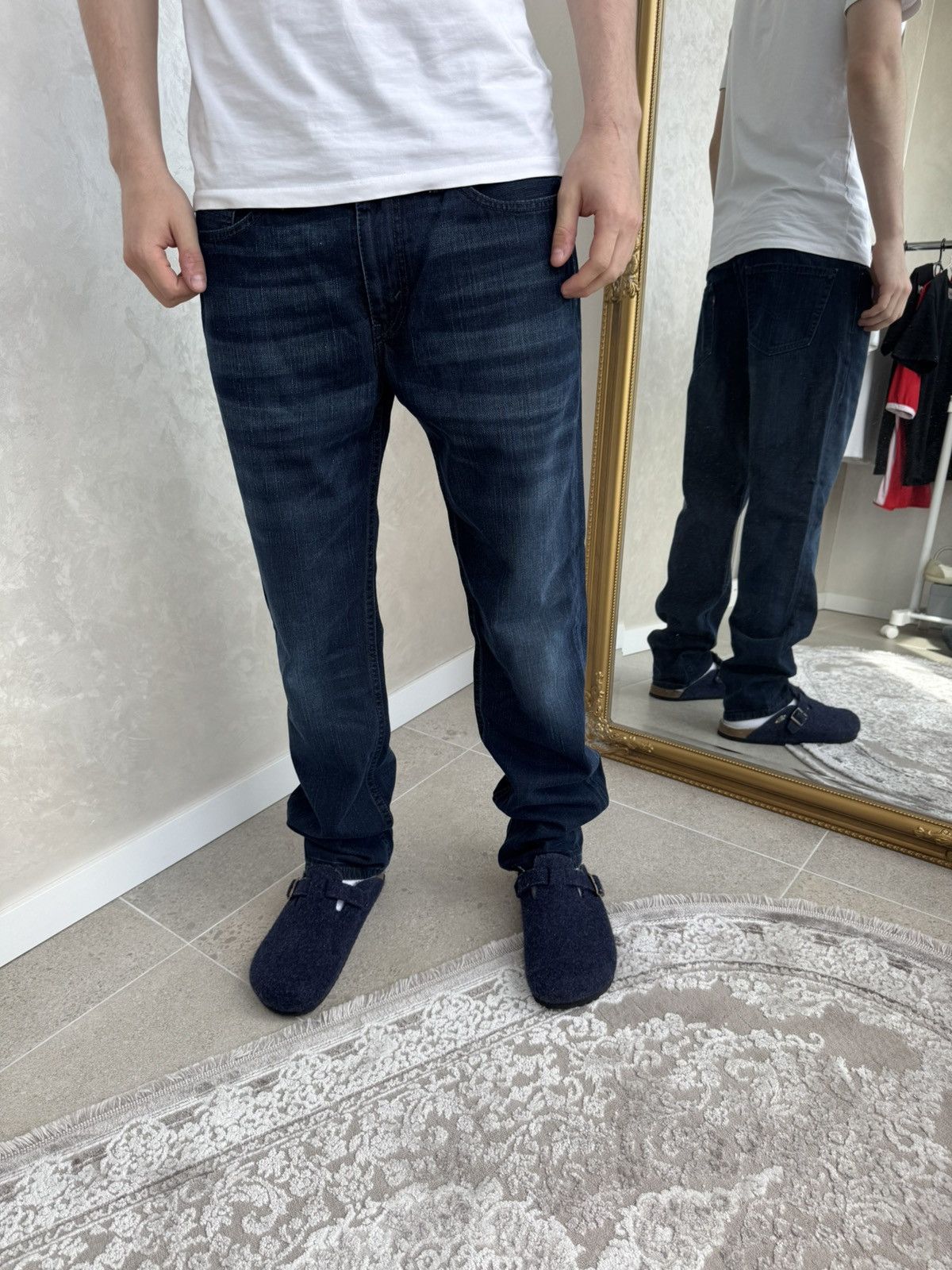 Levi's Levi's 511 Jeans – Dark Indigo Wash – W33 L34 Size US 34 / EU 50 - 11 Thumbnail
