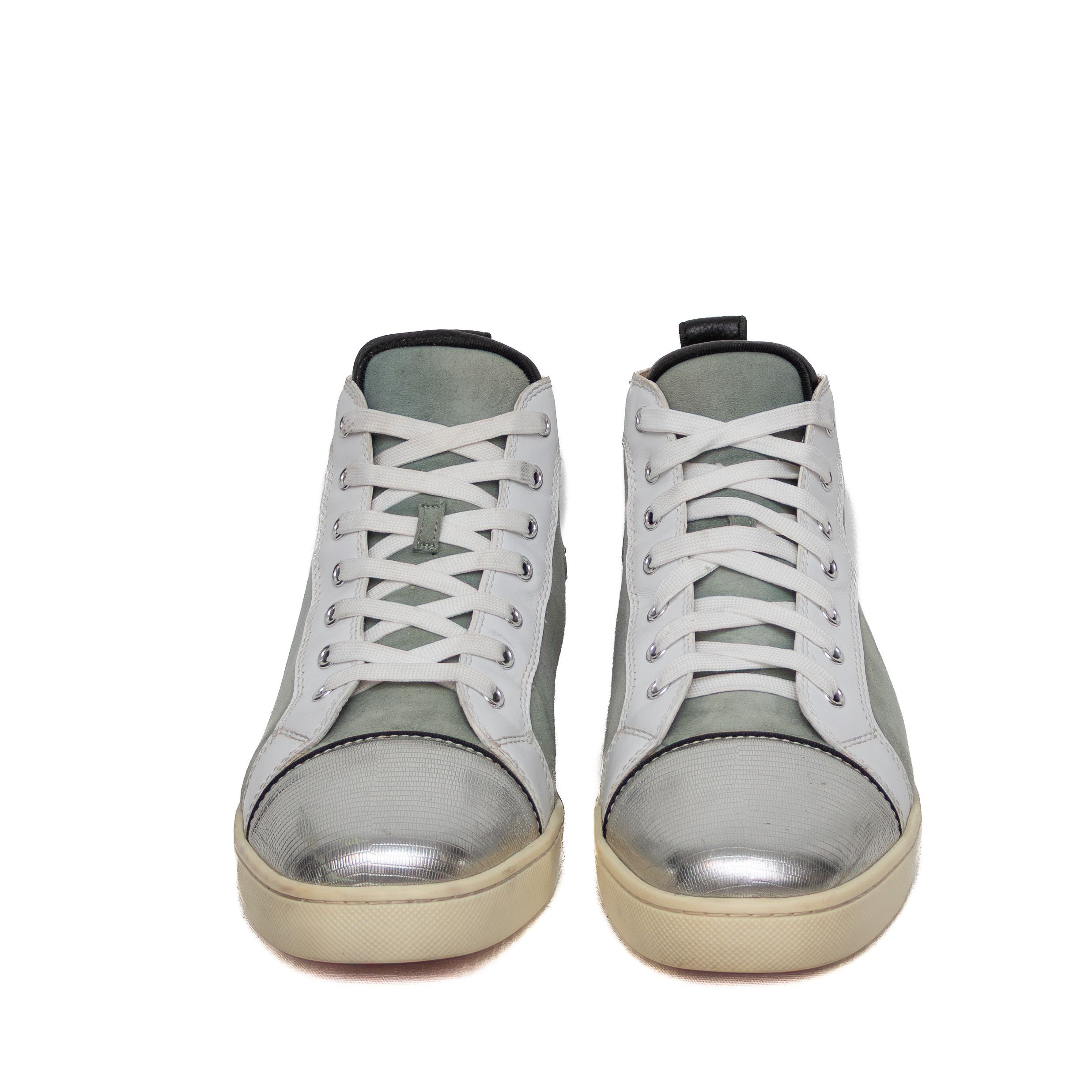 Christian Louboutin Christian Louboutin Grey Suede Sneakers US 12 / UK 11 Size US 12 / EU 45 - 2 Thumbnail
