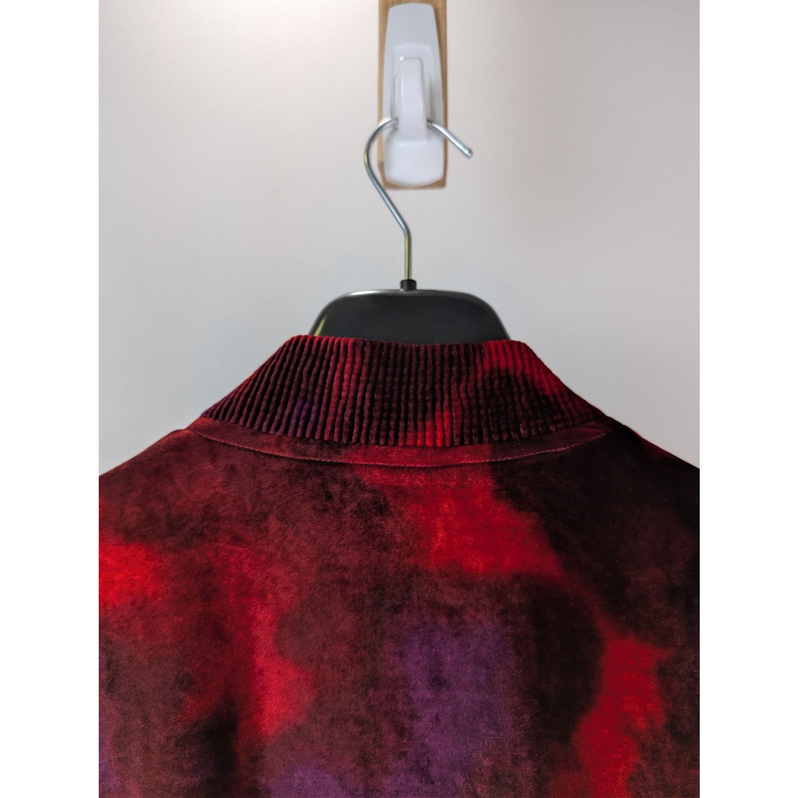 Saint Laurent Paris o1rshd1 Velours Liquide Ombre Jacket in Rouge Rose Size US L / EU 52-54 / 3 - 16 Thumbnail