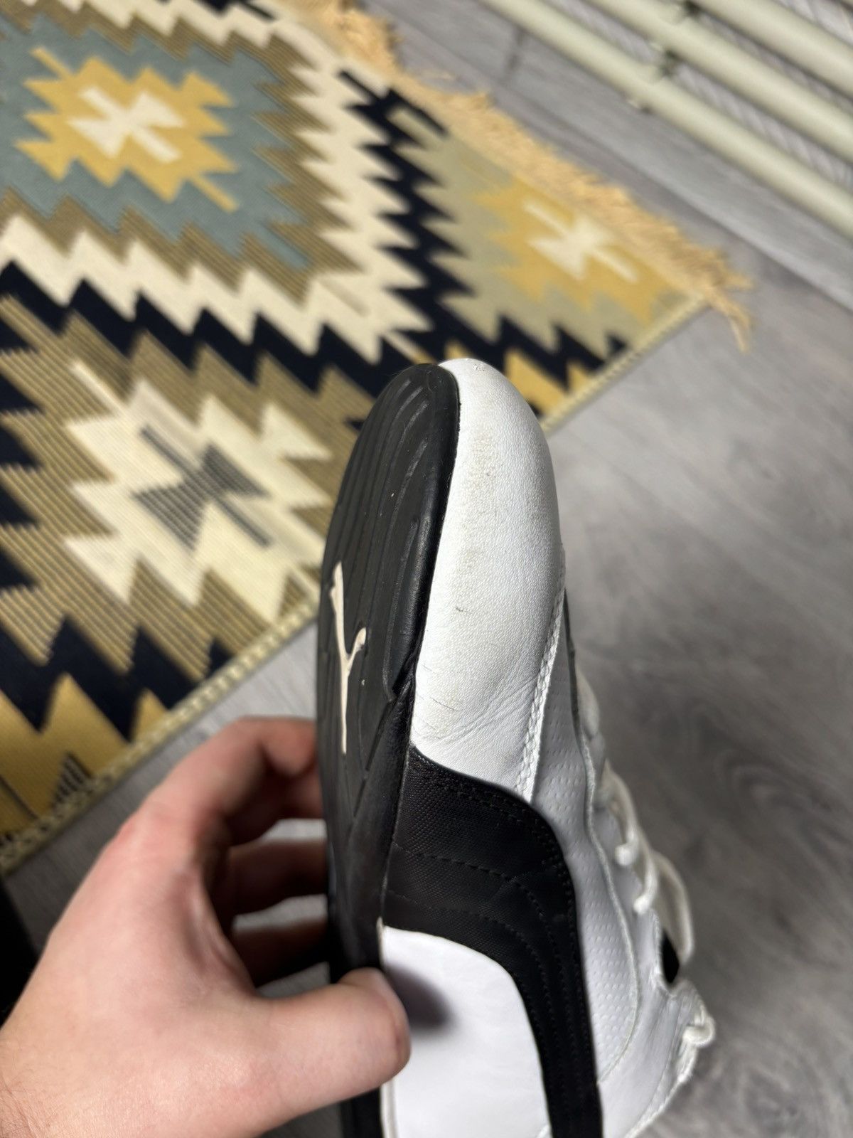Puma Puma Speedcat leather shoes white and black Size US 10.5 / EU 43-44 - 10 Thumbnail