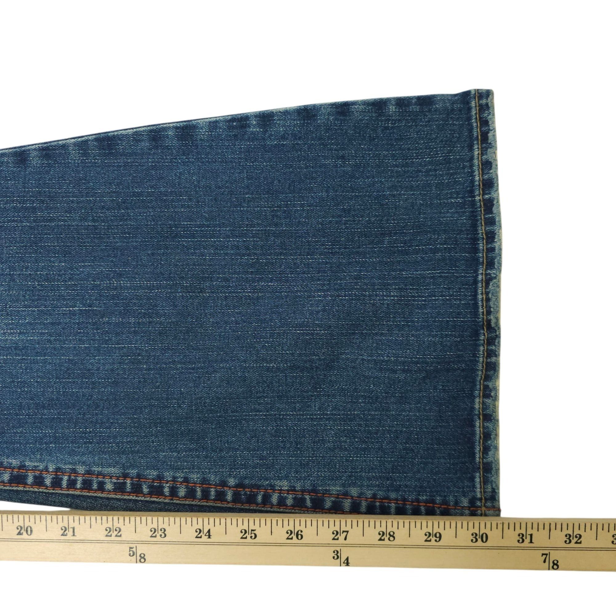 Silver Jeans Co. Silver Jeans Tuesday Flare Denim READ Womens 30x30.5 Low Ris Size 31" - 16 Thumbnail