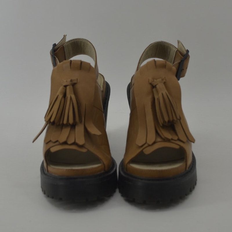 Dr. Martens Dr. Martens Size 6 Seraphina Kiltie Slingback Platform Brown Size US 6 / IT 36 - 4 Thumbnail