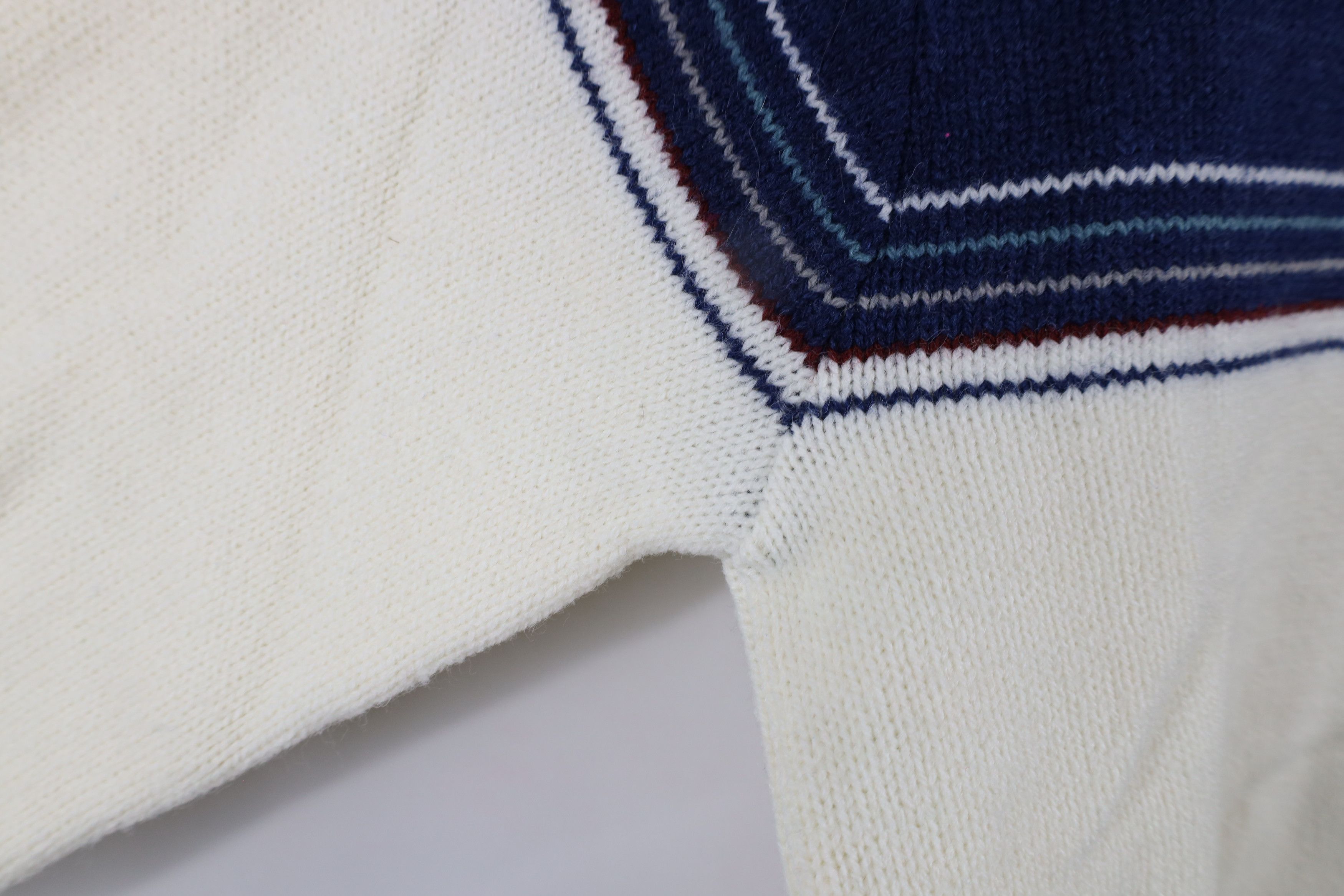 Vintage Vintage 70s Streetwear Ribbed Knit Crewneck Sweater USA Size XL / US 12-14 / IT 48-50 - 6 Thumbnail