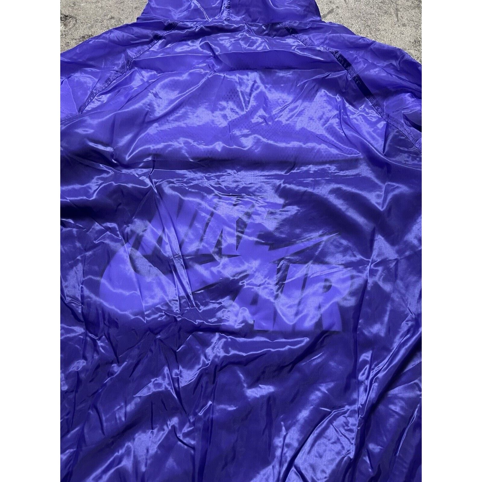 Nike 2007 Nike Air Purple Zip Up Satin Jacket Men’s L Rare Vtg Size US L / EU 52-54 / 3 - 9 Thumbnail