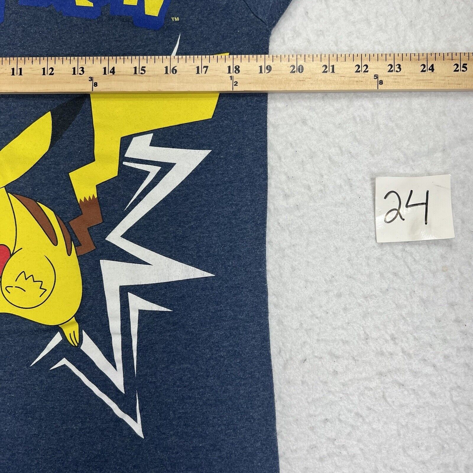 Nintendo Pokemon Small Pikachu Kanto Short Sleeve Blue Graphic TShirt Size US S / EU 44-46 / 1 - 11 Thumbnail