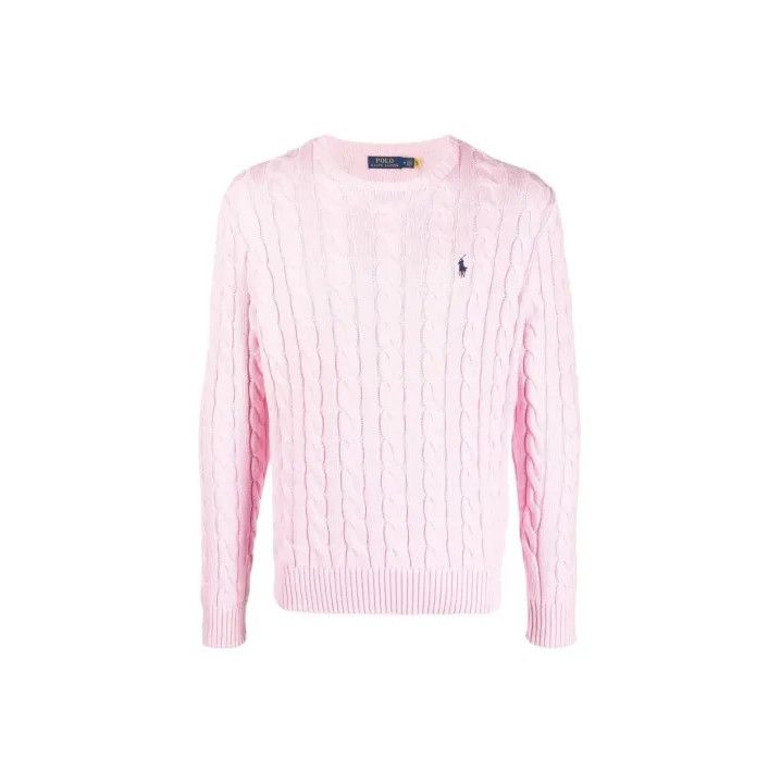 Polo Ralph Lauren Polo Ralph Lauren Logo Embroidered Cable Knit Sweater Size US M / EU 48-50 / 2 - 1 Thumbnail