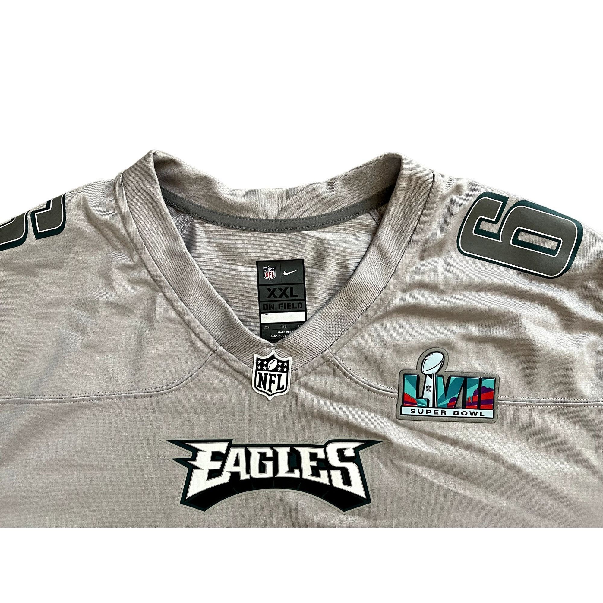 Nike Nike Philadelphia Eagles Devonta Smith Super Bowl LVII Jerse Size US XXL / EU 58 / 5 - 2 Thumbnail
