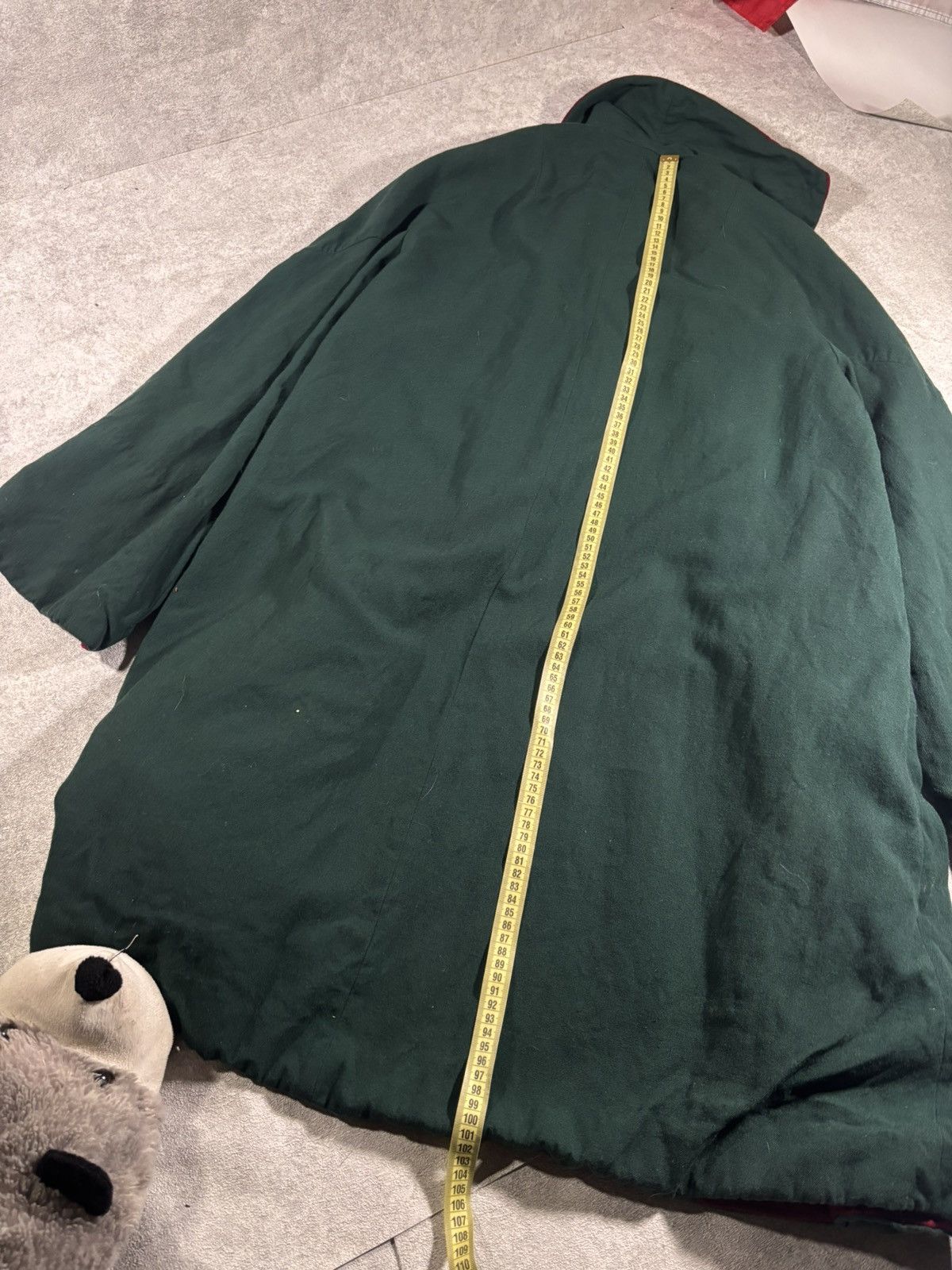 Aquascutum VINTAGE AQUASCUTUM Pure Wool Overcoat Dark Green showerproff Size US XL / EU 56 / 4 - 11 Thumbnail