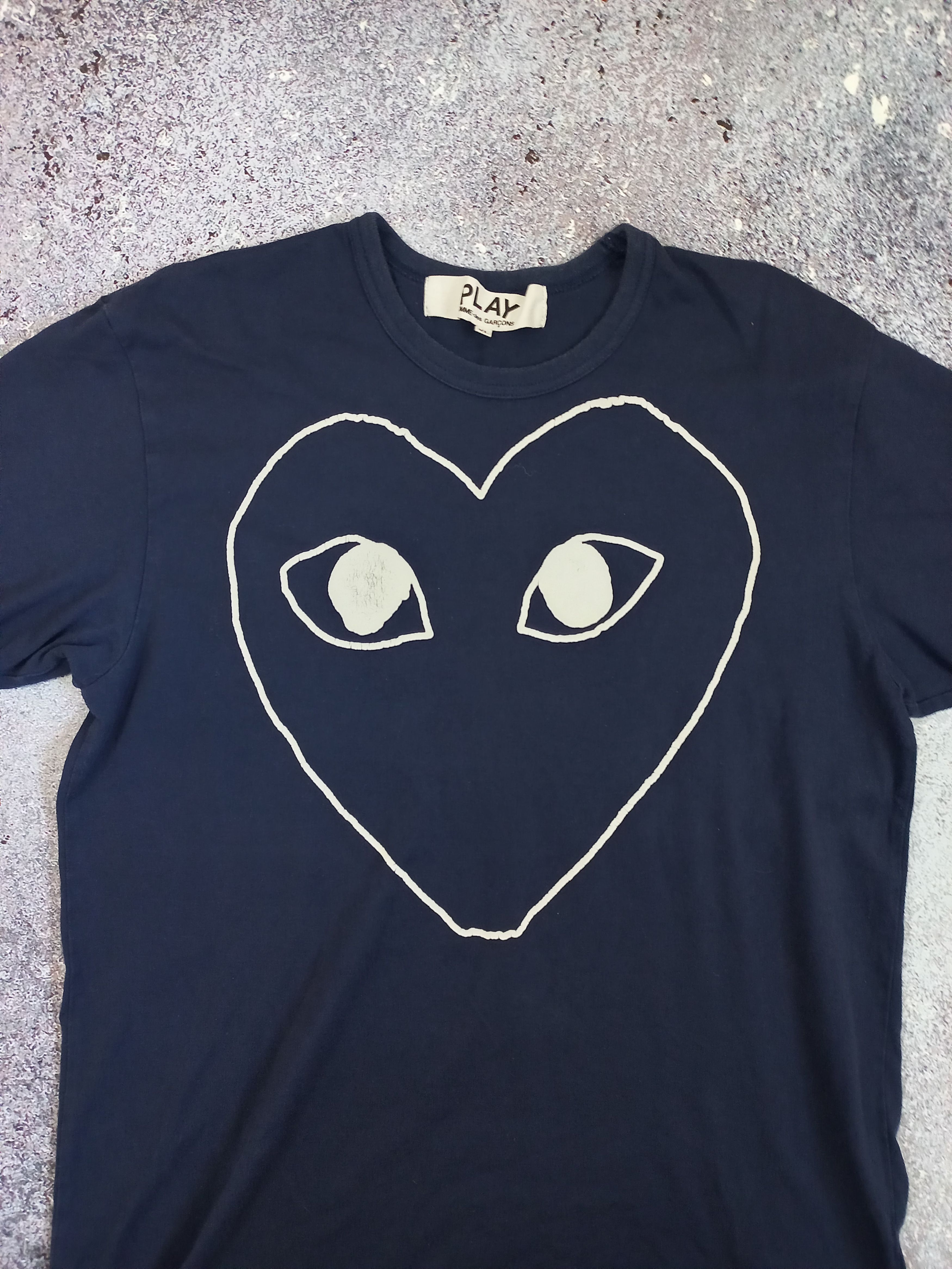 Comme des Garcons PLAY Comme des Garcons Play t-shirt Blue M Size US M / EU 48-50 / 2 - 2 Thumbnail