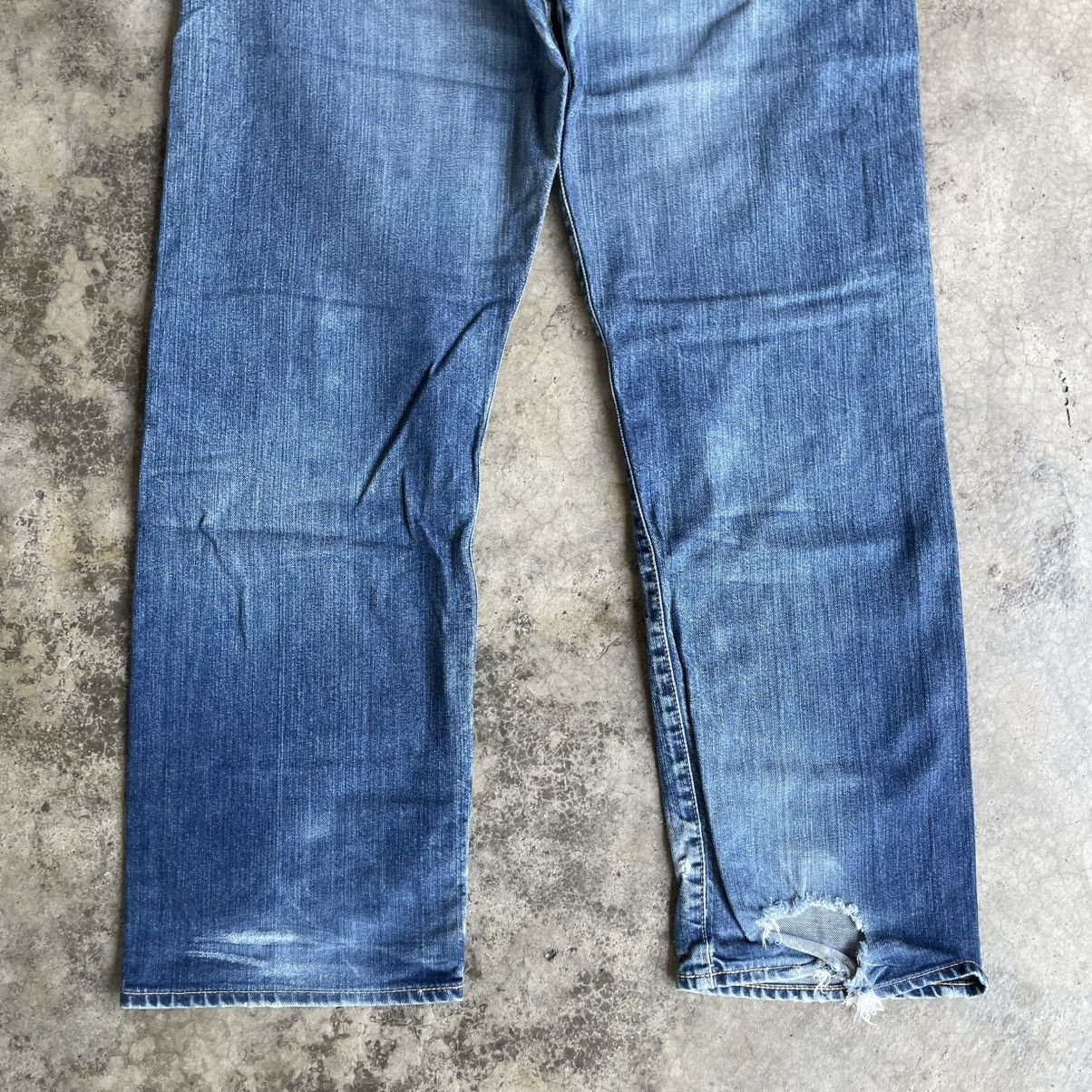 Nitraid 🔥🇯🇵Vintage Nitraid Skateboard Ripped Distress Denim Jeans Size US 36 / EU 52 - 6 Thumbnail