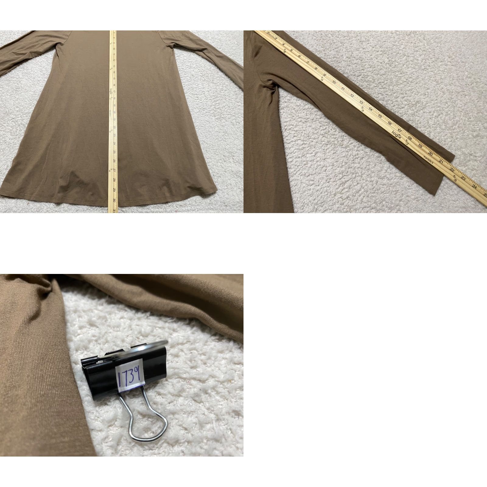 Eileen Fisher Eileen Fisher Cardigan Sweater Women PM L/S Open Front Brown Viscose Knit Knitwear Casual 1739 Size M / US 6-8 / IT 42-44 - 8 Thumbnail