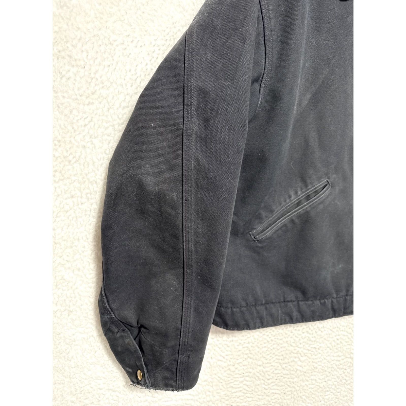 Carhartt VINTAGE Carhartt J01 USA Black Jacket Regular Bomber Lined 52 Men Size US L / EU 52-54 / 3 - 2 Thumbnail