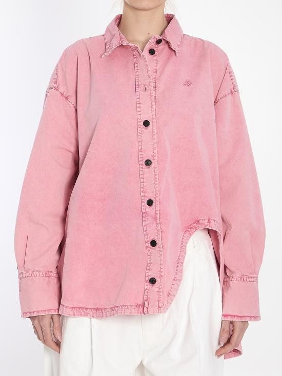 The Attico THE ATTICO Women Shirts 250WCB00068 PINK Size S / US 4 / IT 40 - 1 Thumbnail