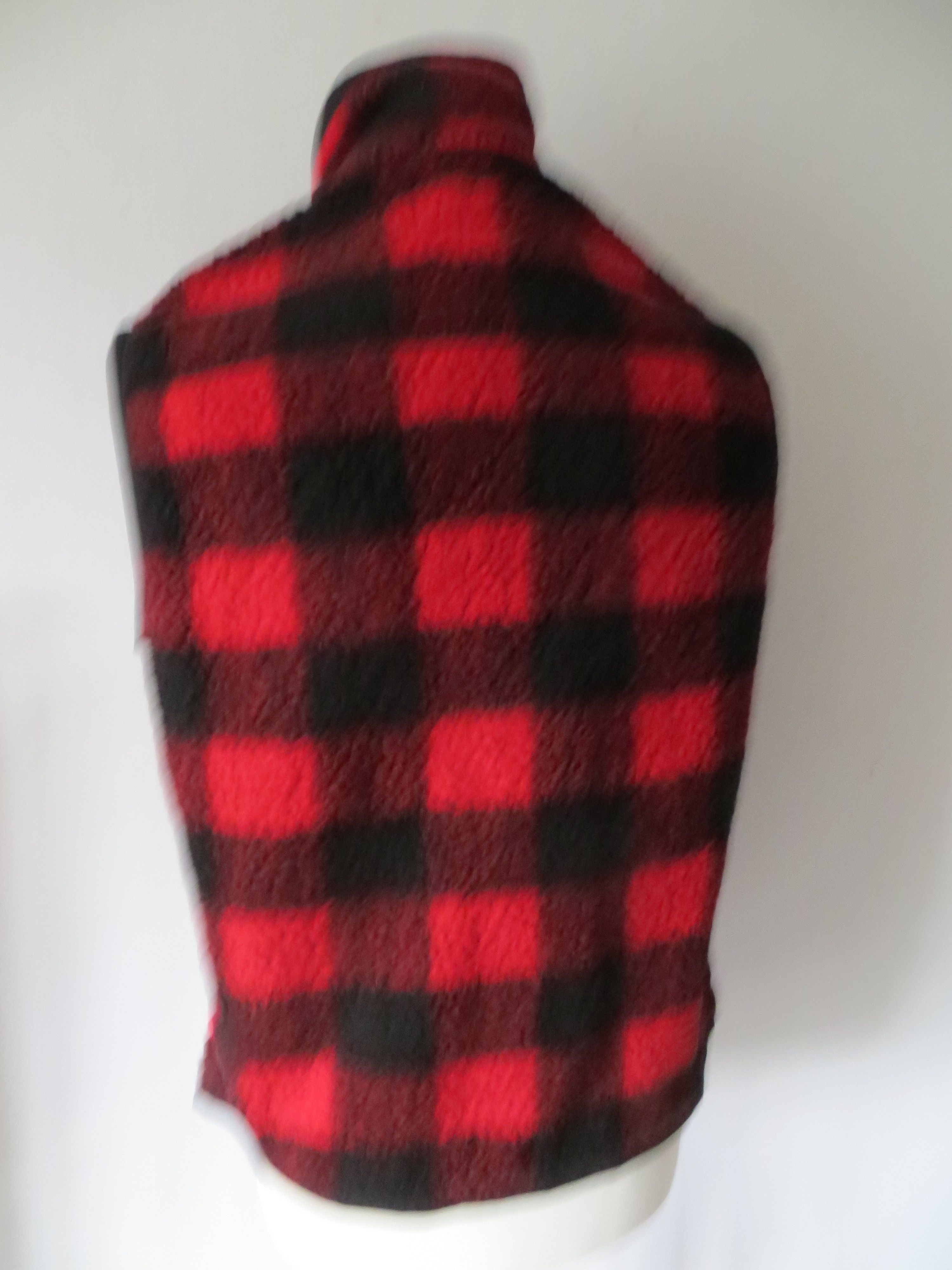 Drake's RED BUFFALO CHECK FLEECE JACKET Size US M / EU 48-50 / 2 - 4 Thumbnail