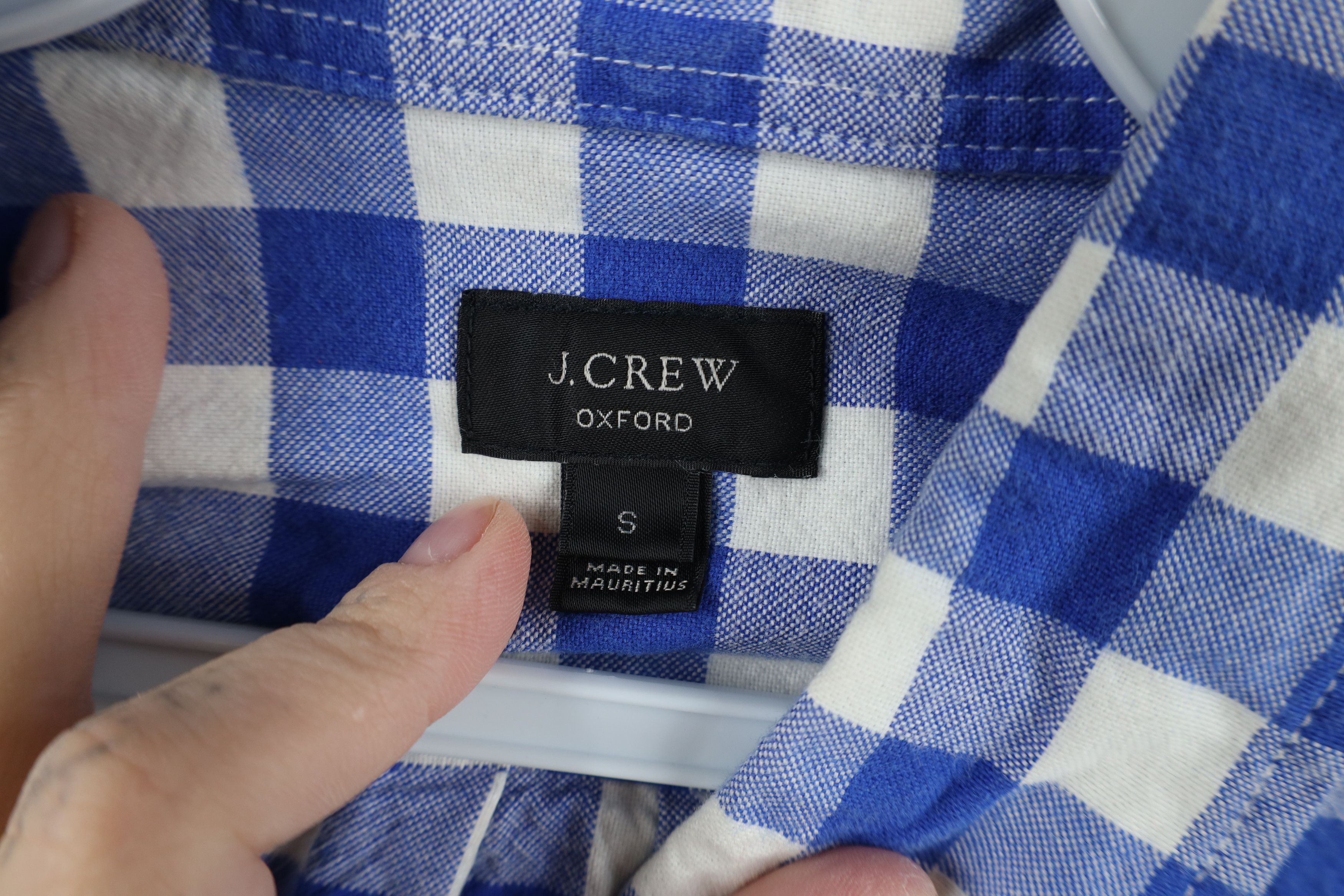 J.Crew J Crew Oxford Collared Button Down Shirt Gingham Plaid Size US S / EU 44-46 / 1 - 8 Thumbnail