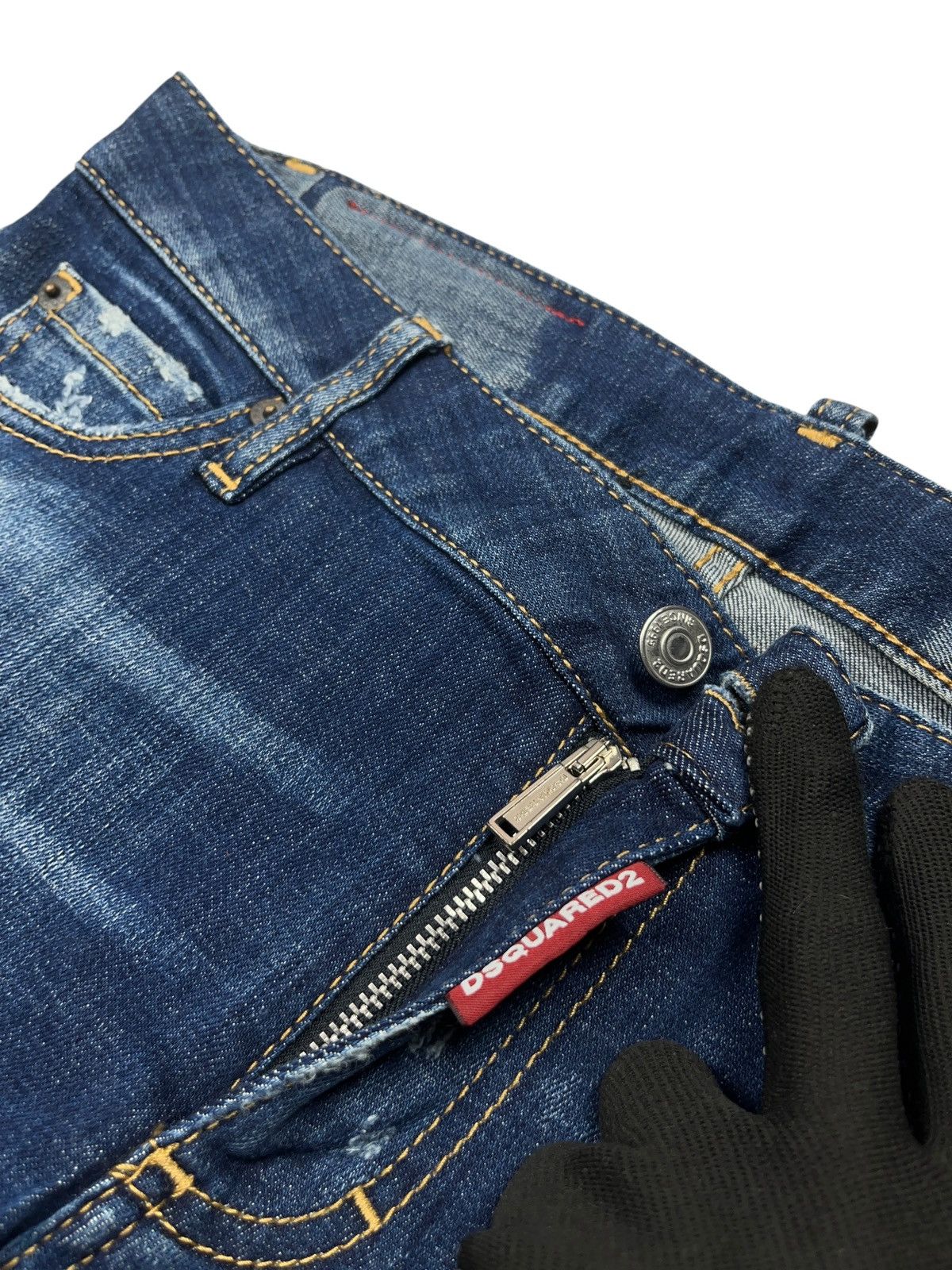 Dsquared2 Dsquared2 Medium Waist Skinny Jeans Distressed Size 27" / US 4 / IT 40 - 10 Thumbnail