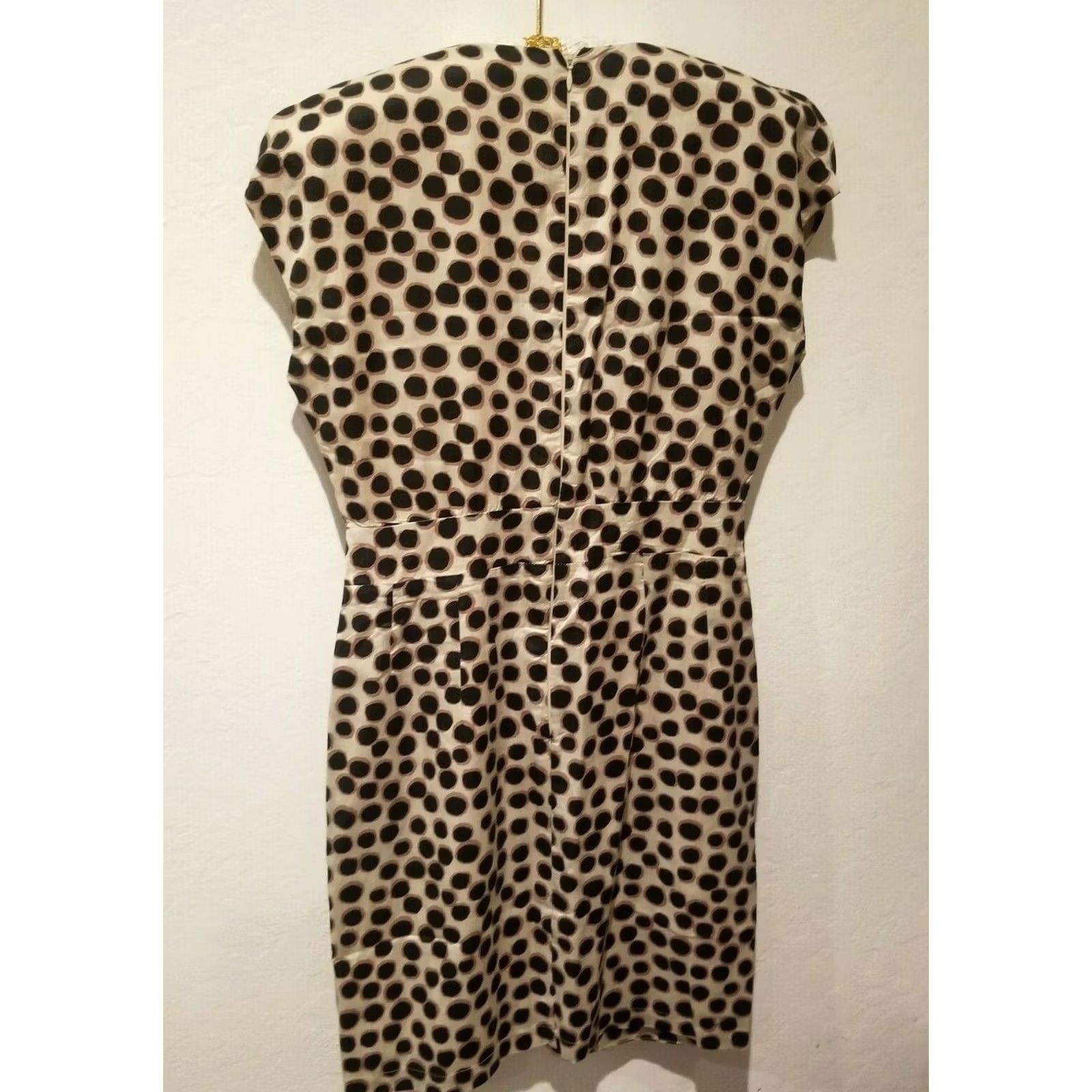 Vintage VINTAGE Great Plains London V-Neck Animal Print Pleated Sheath Dress Cap Sleeve XS Size XS / US 0-2 / IT 36-38 - 3 Thumbnail