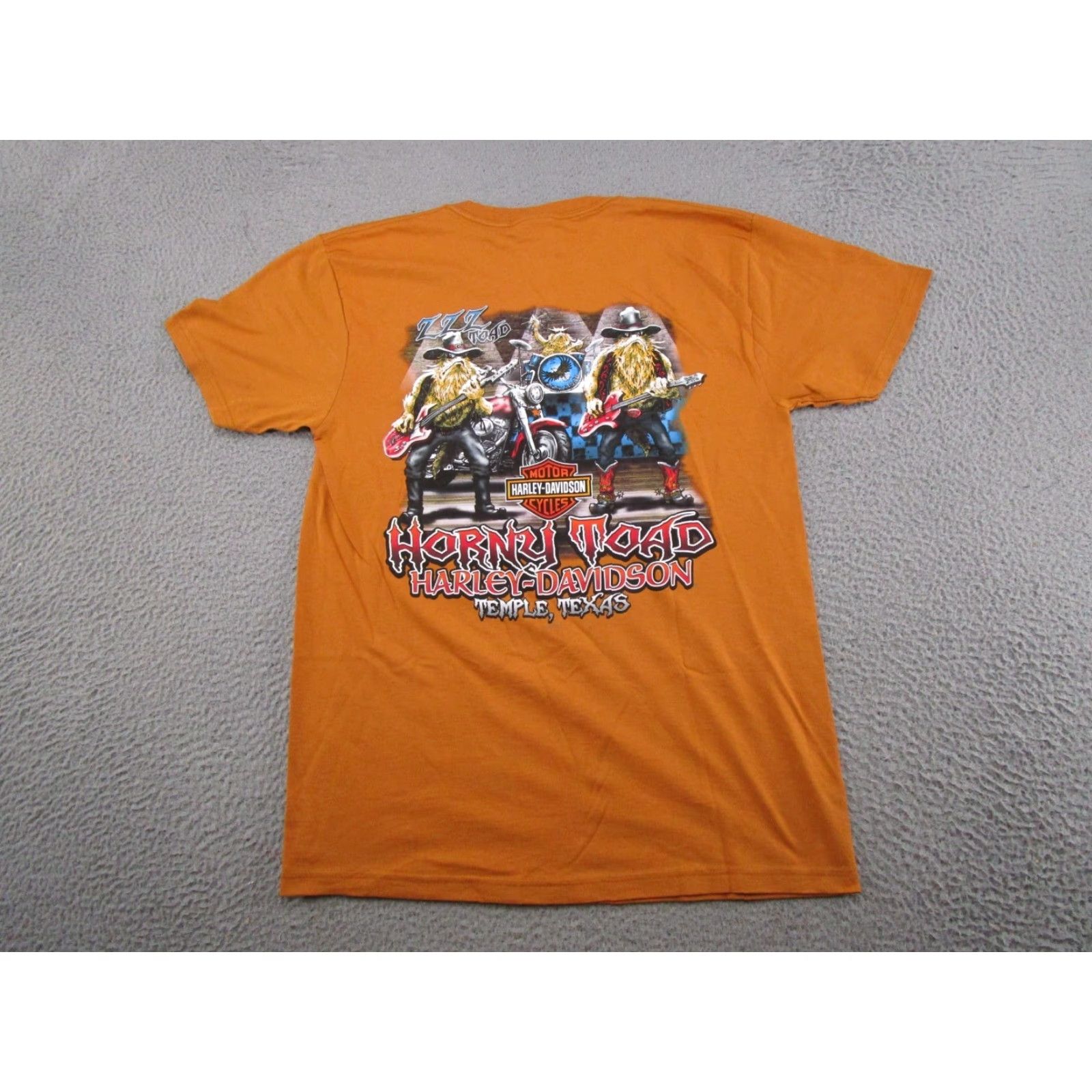 Harley Davidson Harley-Davidson Shirt Mens ZZZ Top Horny Toad Temple Texas Biker Shirt SZ M NEW Size US M / EU 48-50 / 2 - 2 Thumbnail